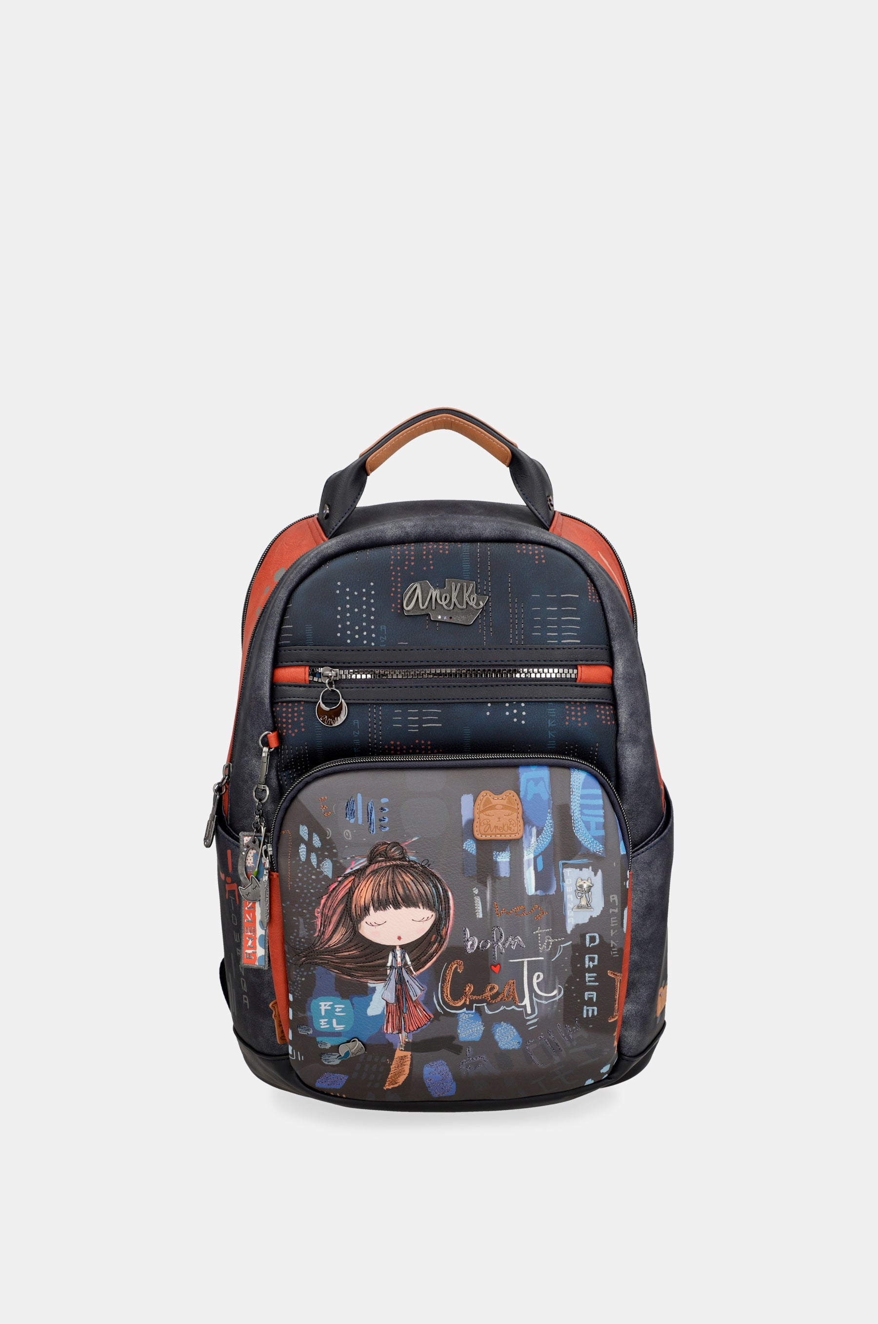 Sac à dos de grande école contemporaine