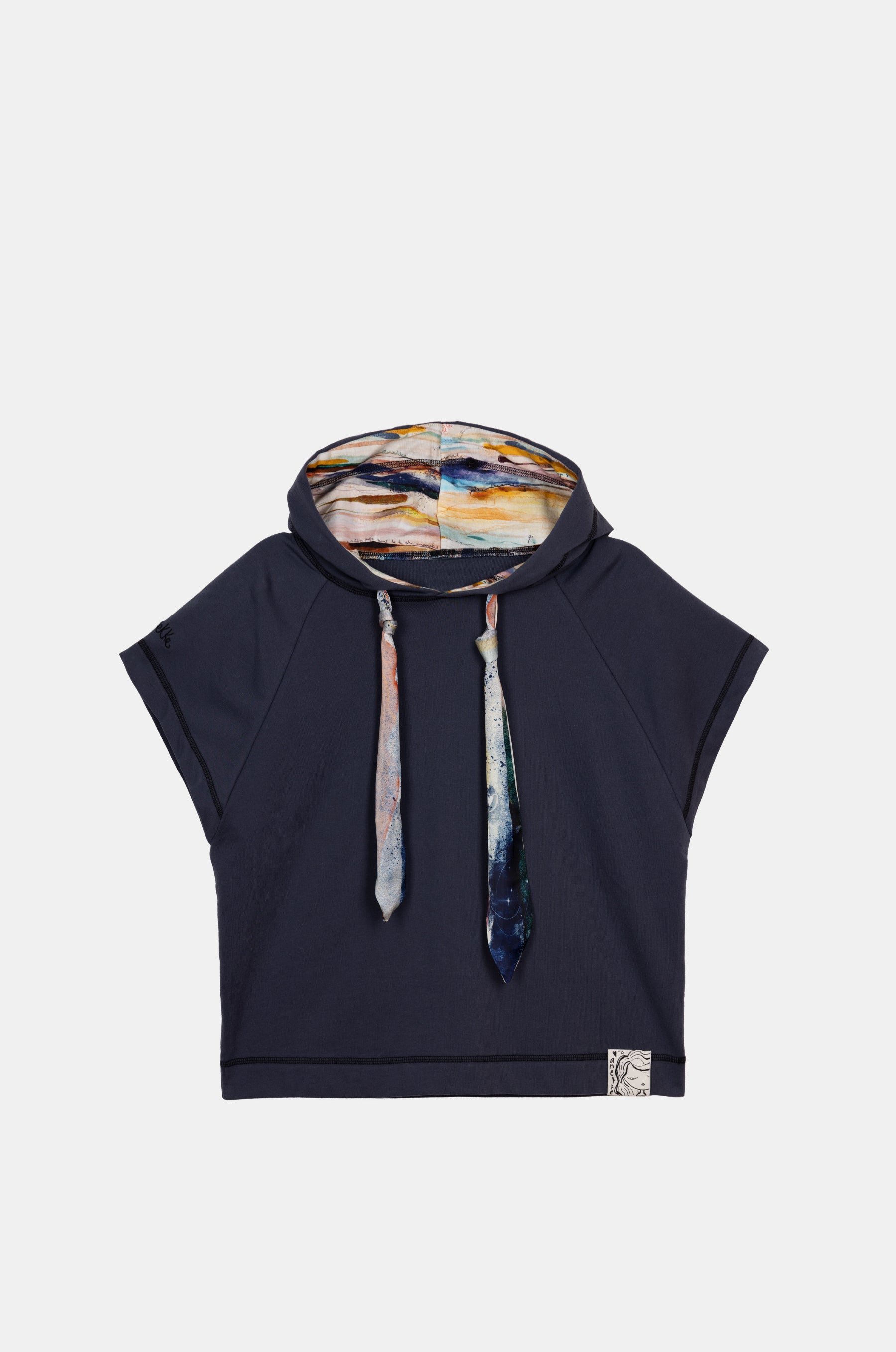 Sweat sans manches bleu marine Studio