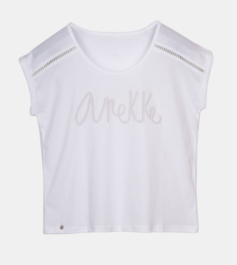 T-shirt blanc Anekke