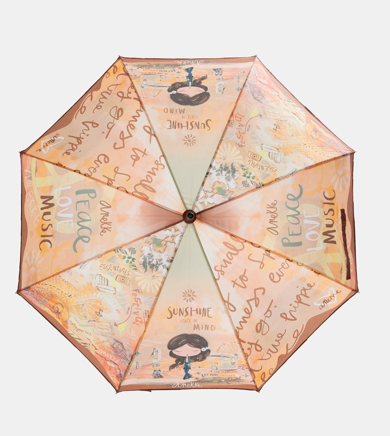 Parapluie long Peace & Love