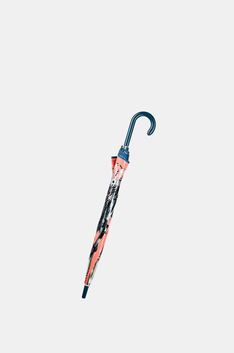 Parapluie long en vinyle Nature Sixties