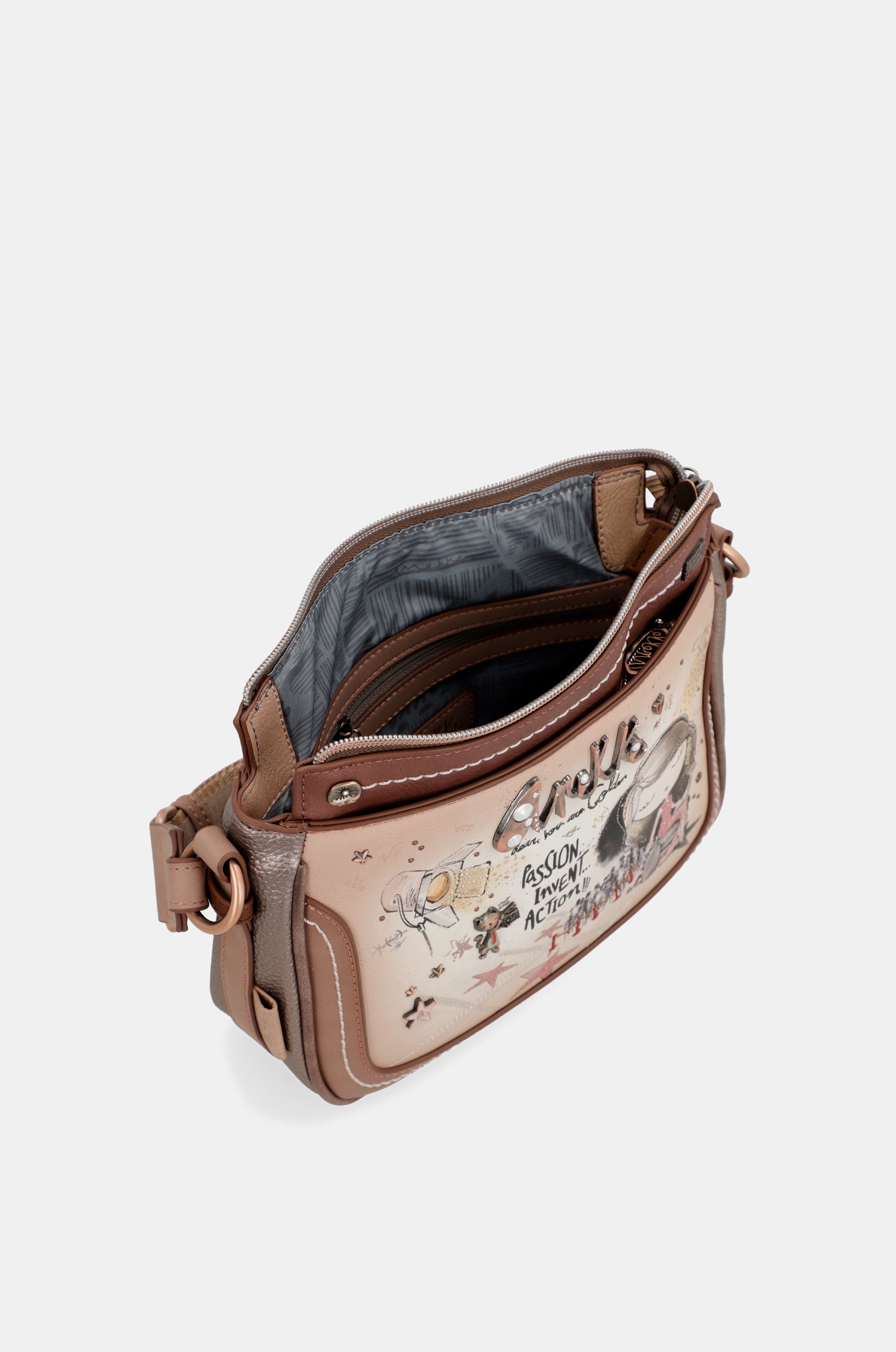 Sac bandoulière 3 compartiments Hollywood