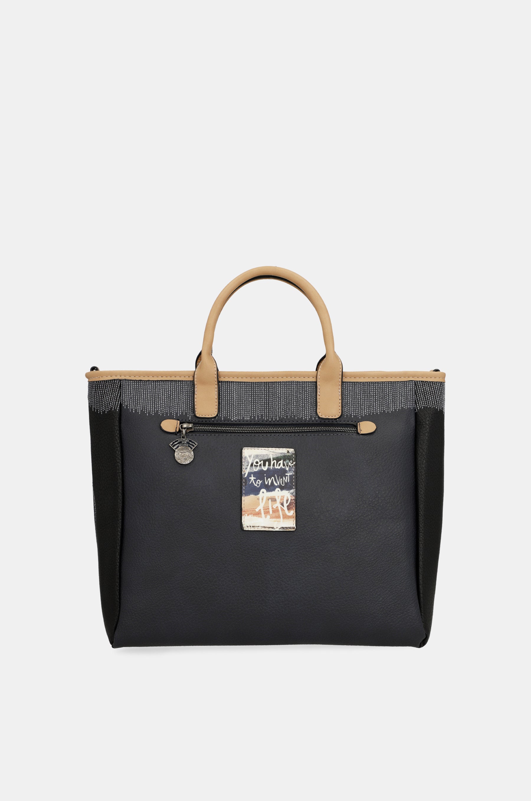 Sac cabas bleu marine Studio