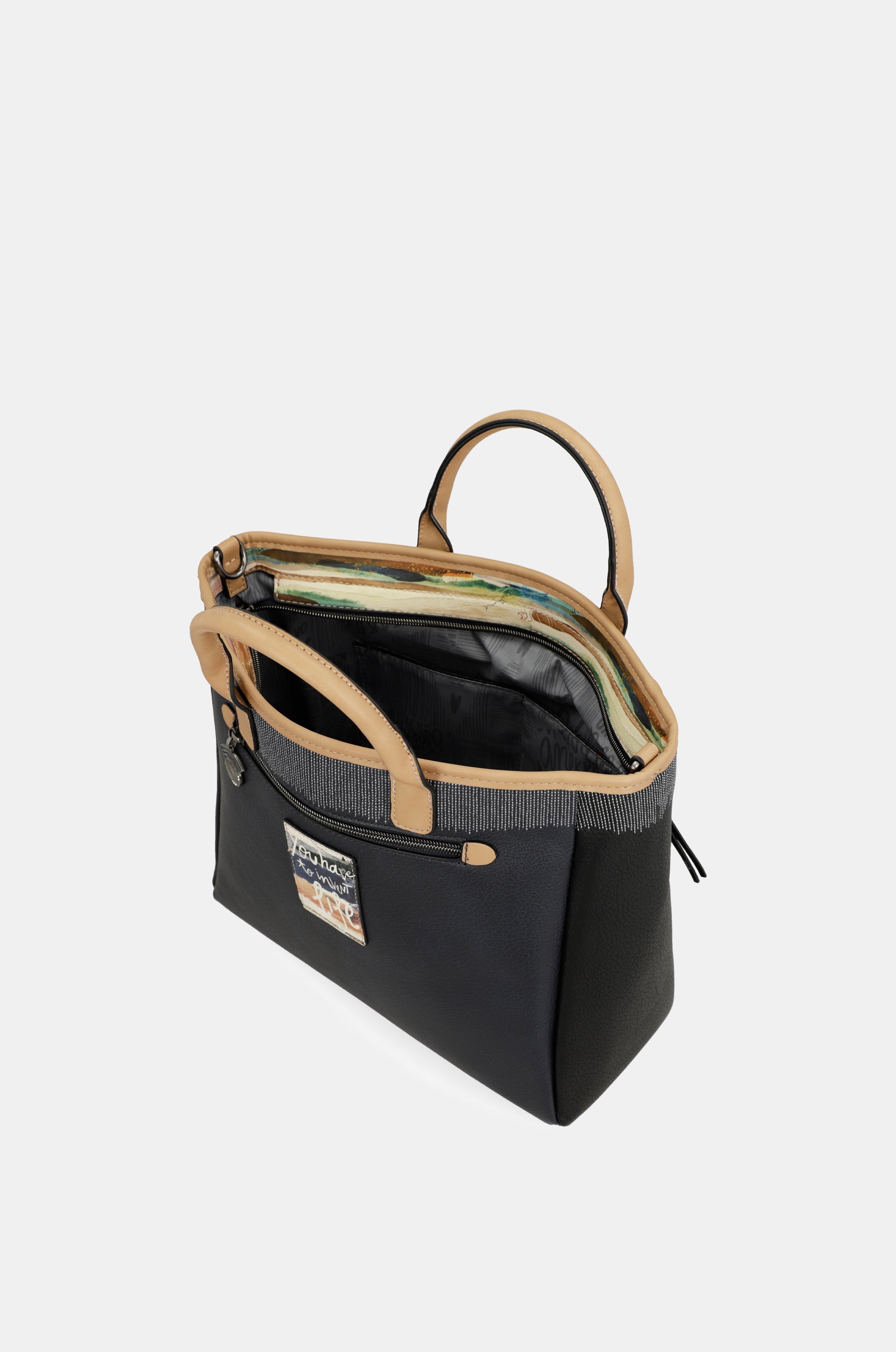 Sac cabas bleu marine Studio