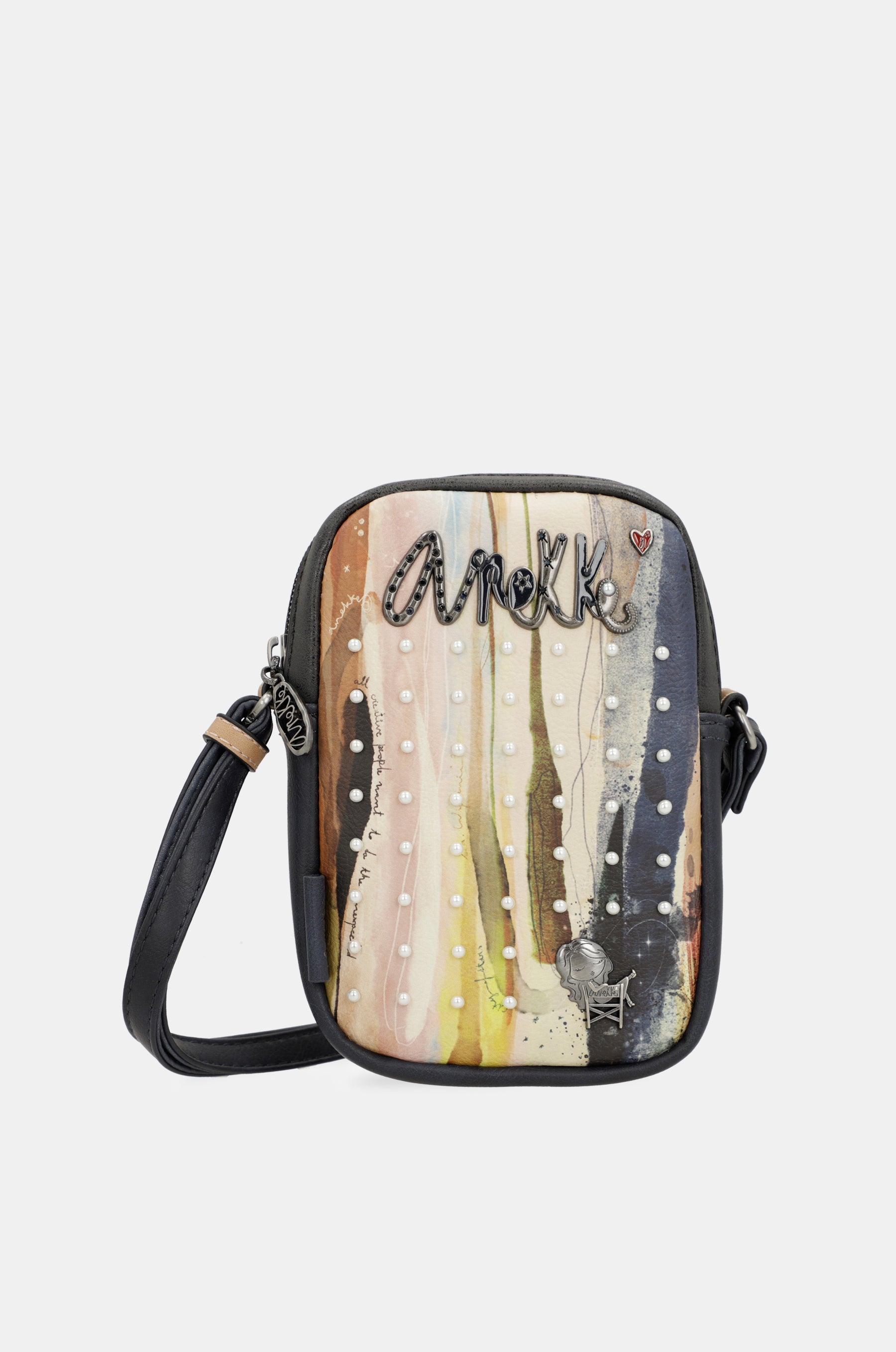 Mini sac bandoulière bleu marine Studio