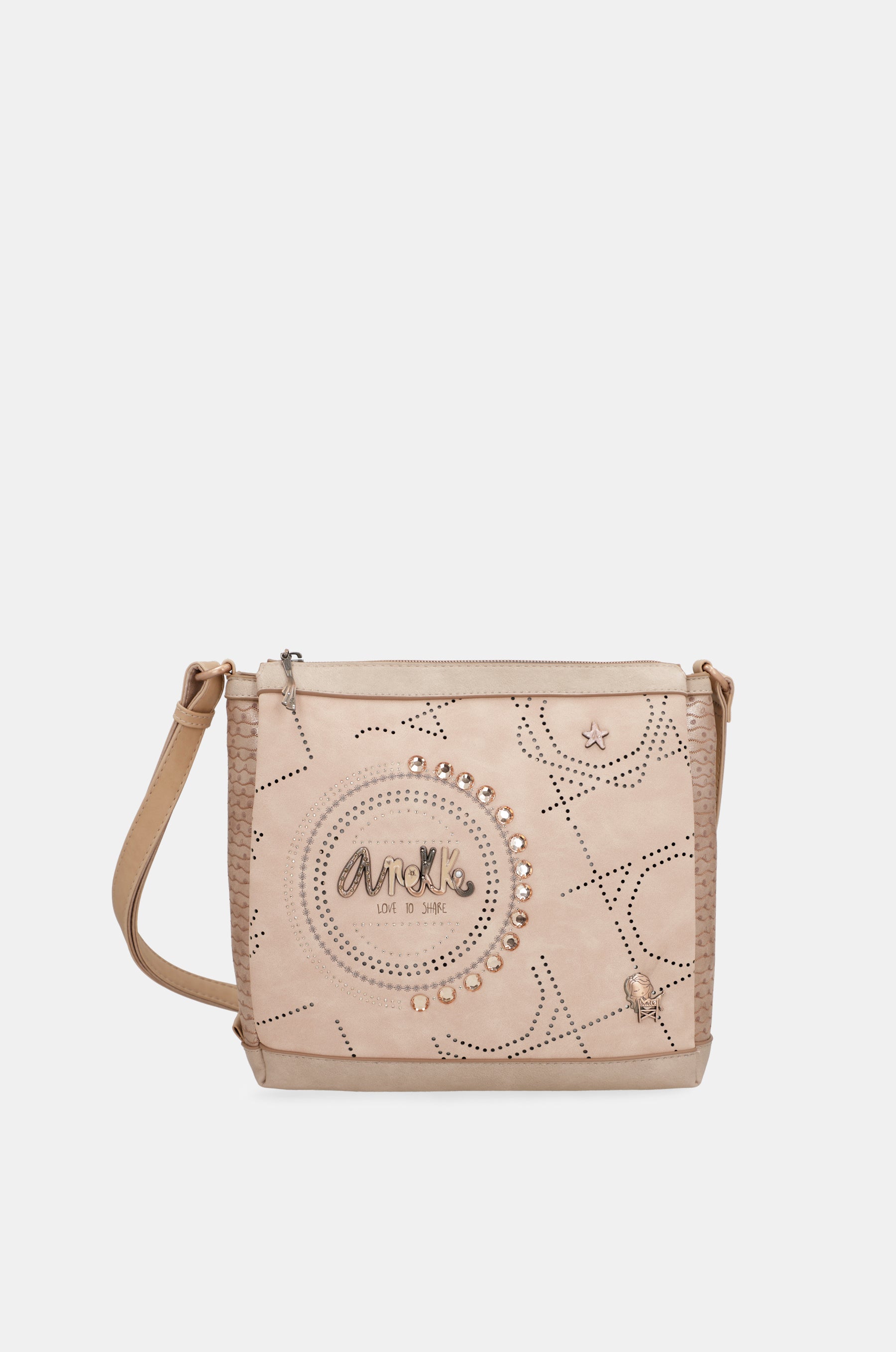 Sac bandoulière carré nude Studio