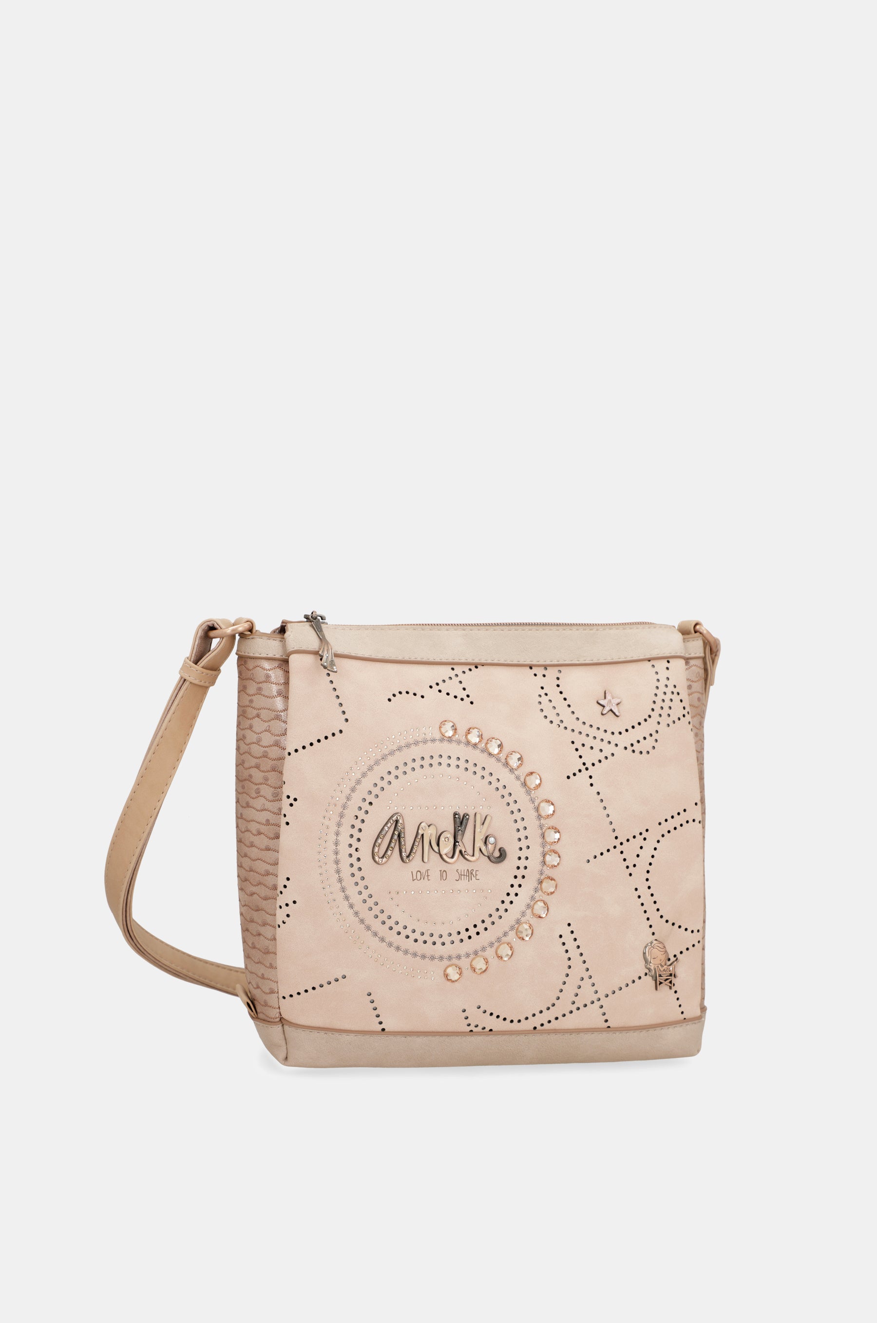 Sac bandoulière carré nude Studio