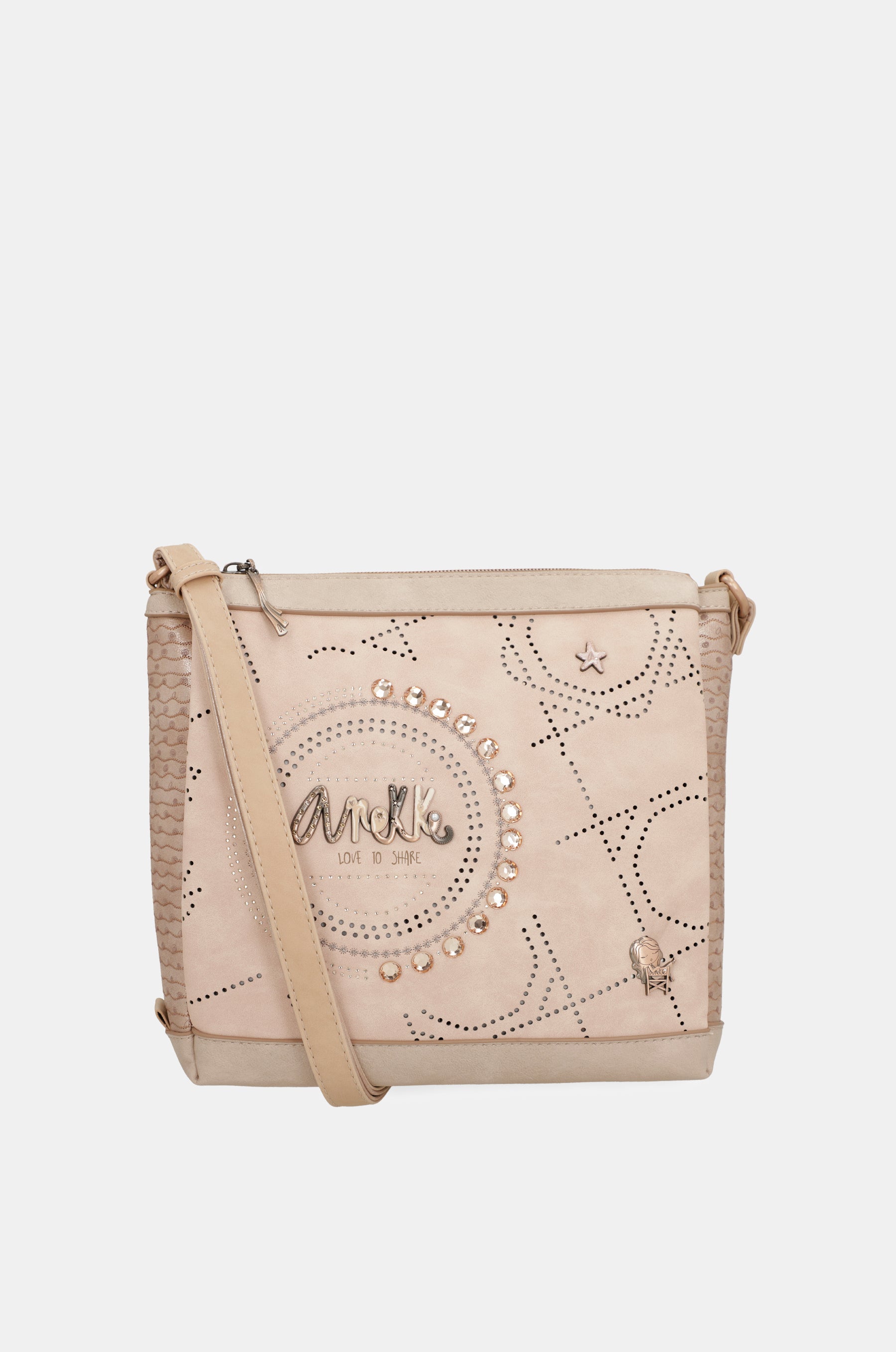 Sac bandoulière carré nude Studio