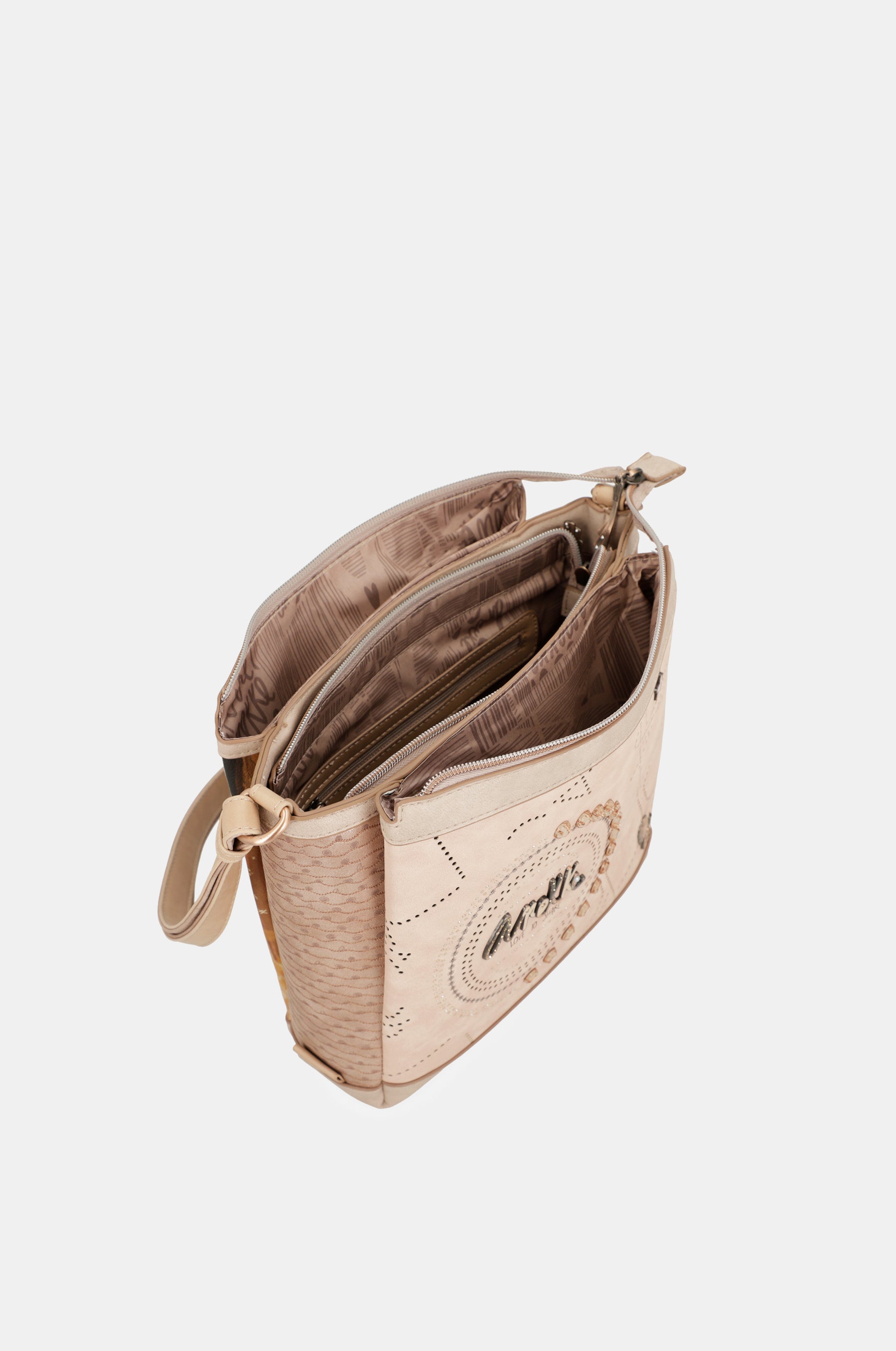 Sac bandoulière carré nude Studio