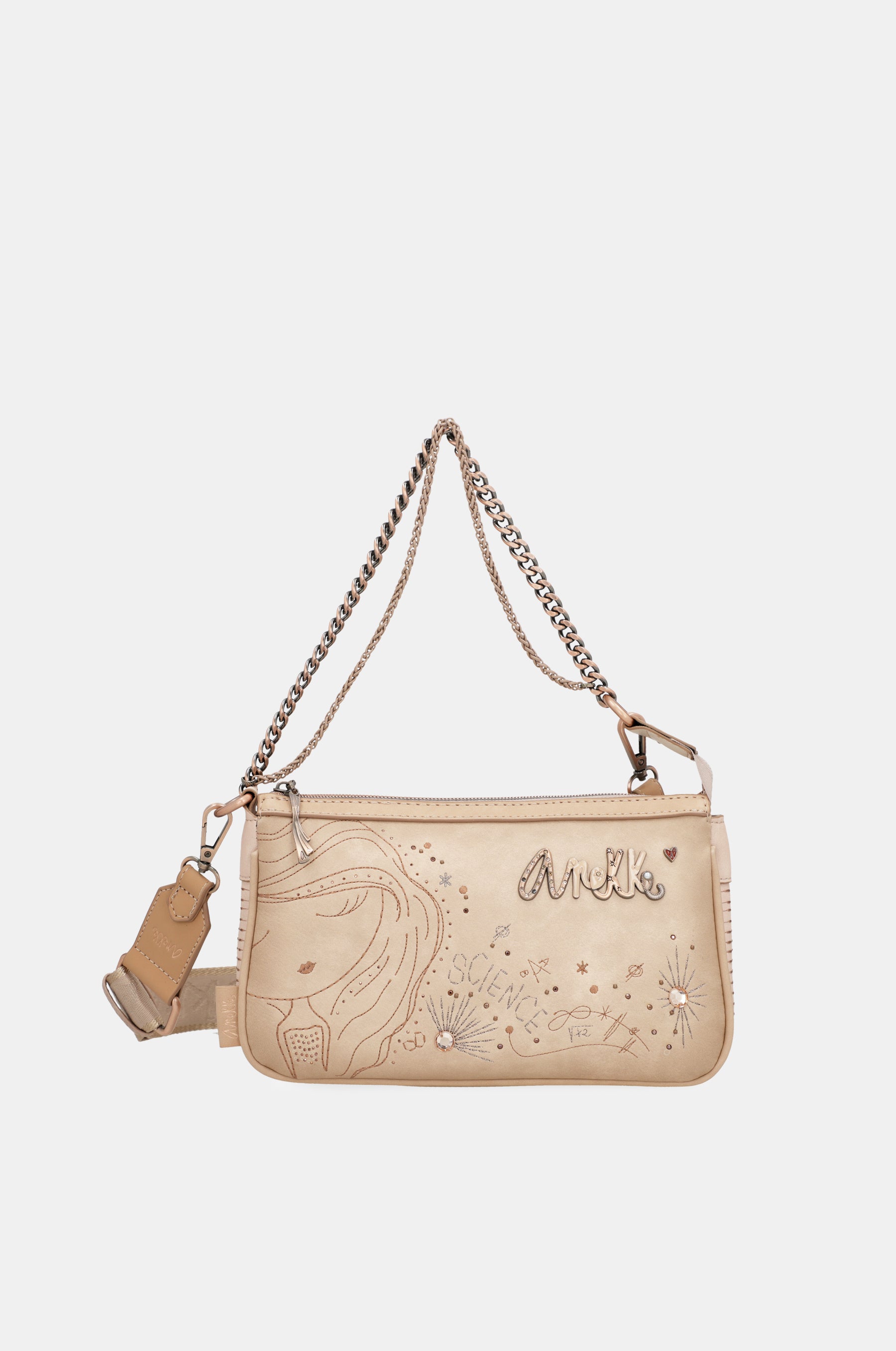 Sac baguette nude Studio