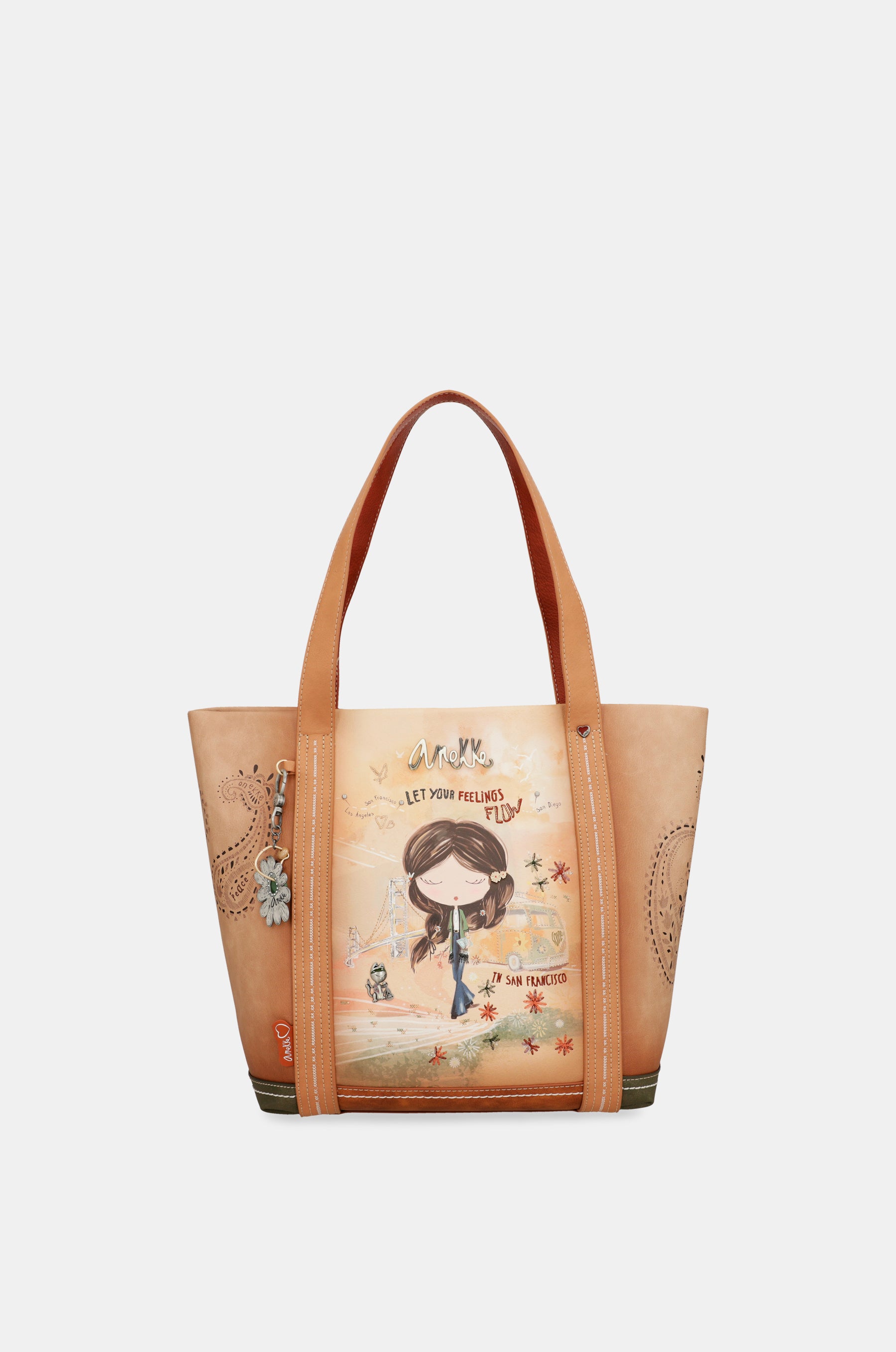 Sac shopping camel Peace & Love