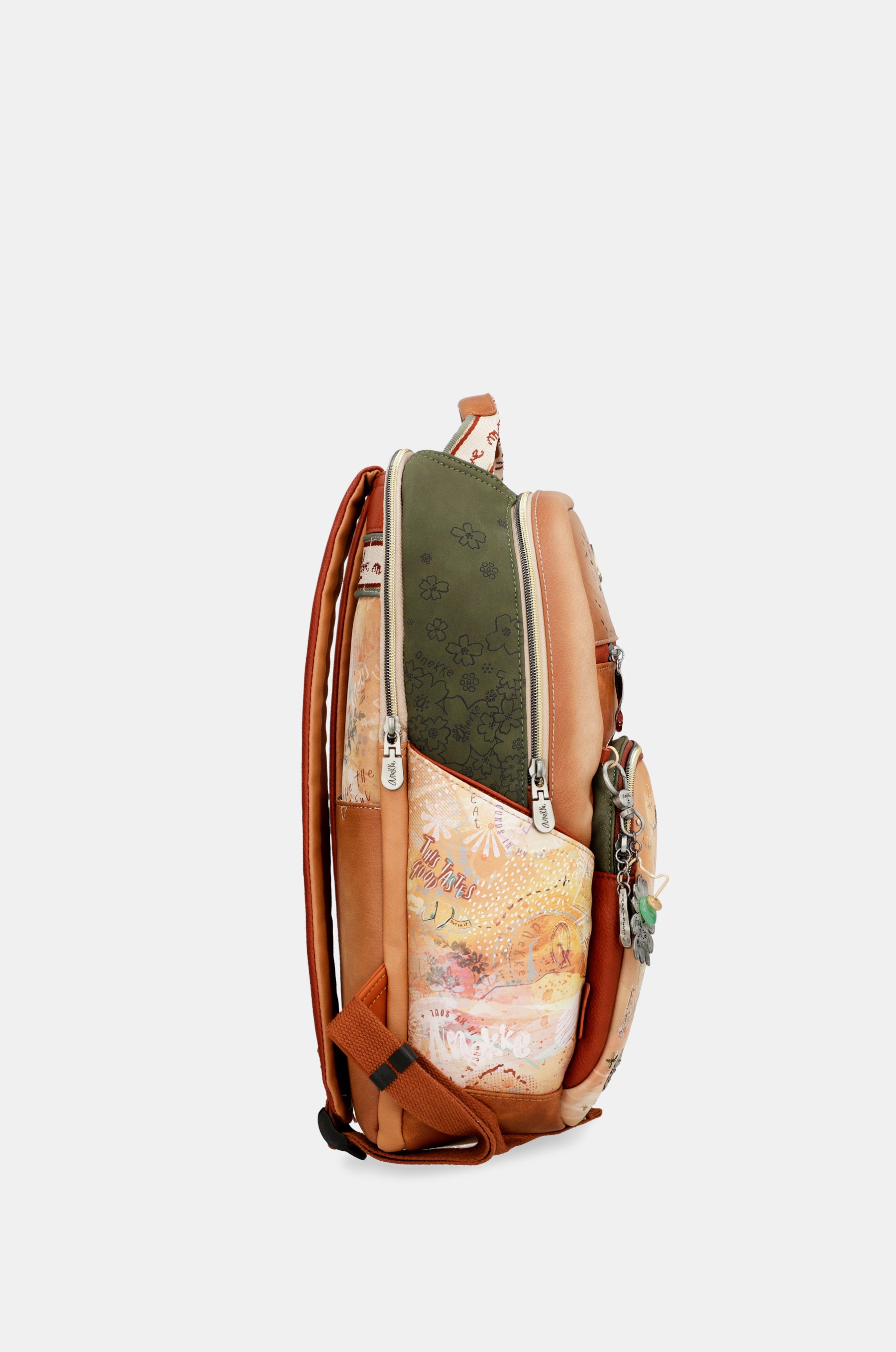 Sac à dos d’école camel Peace & Love