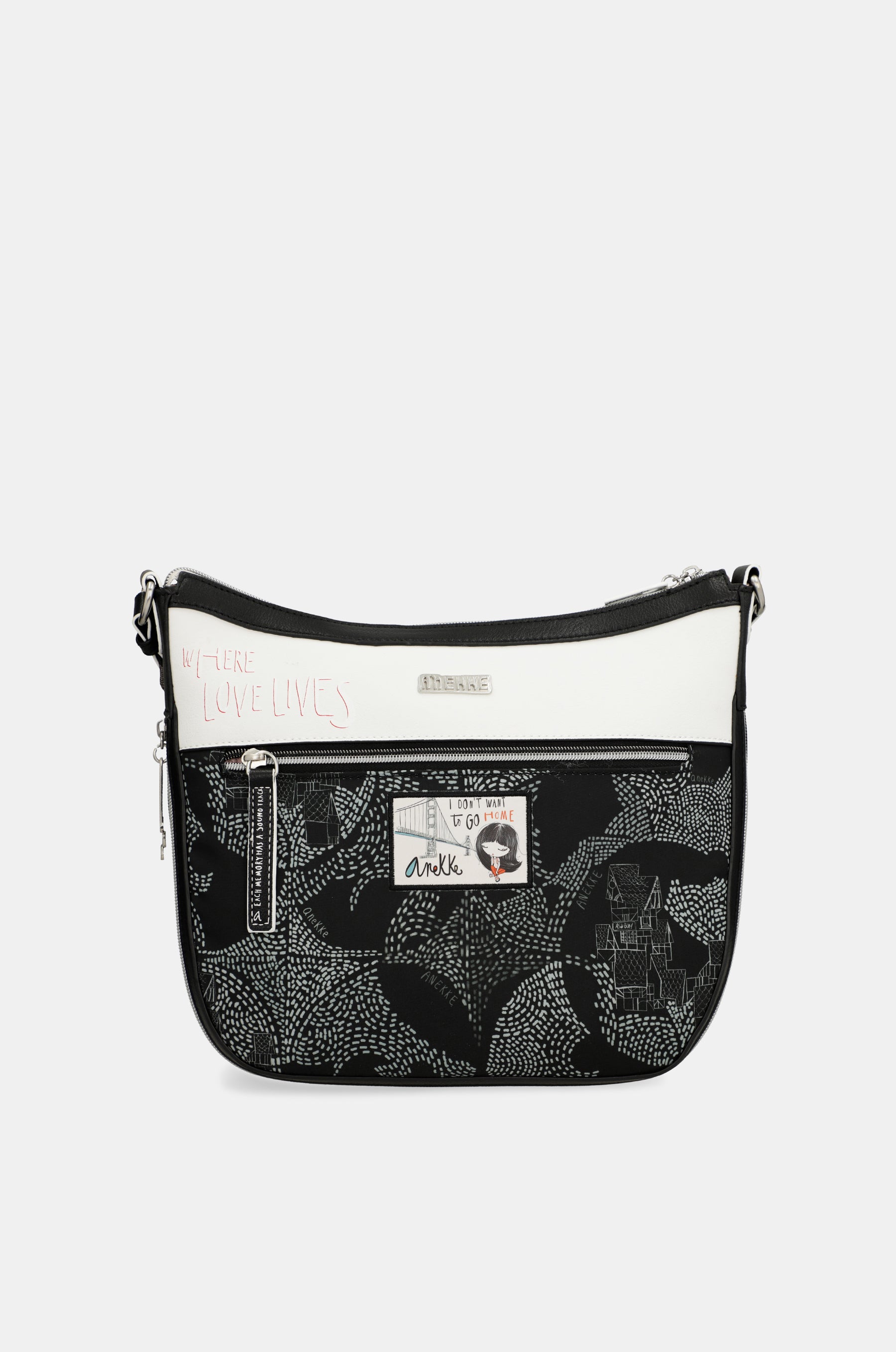 Sac bandoulière grand format Nature Sixties