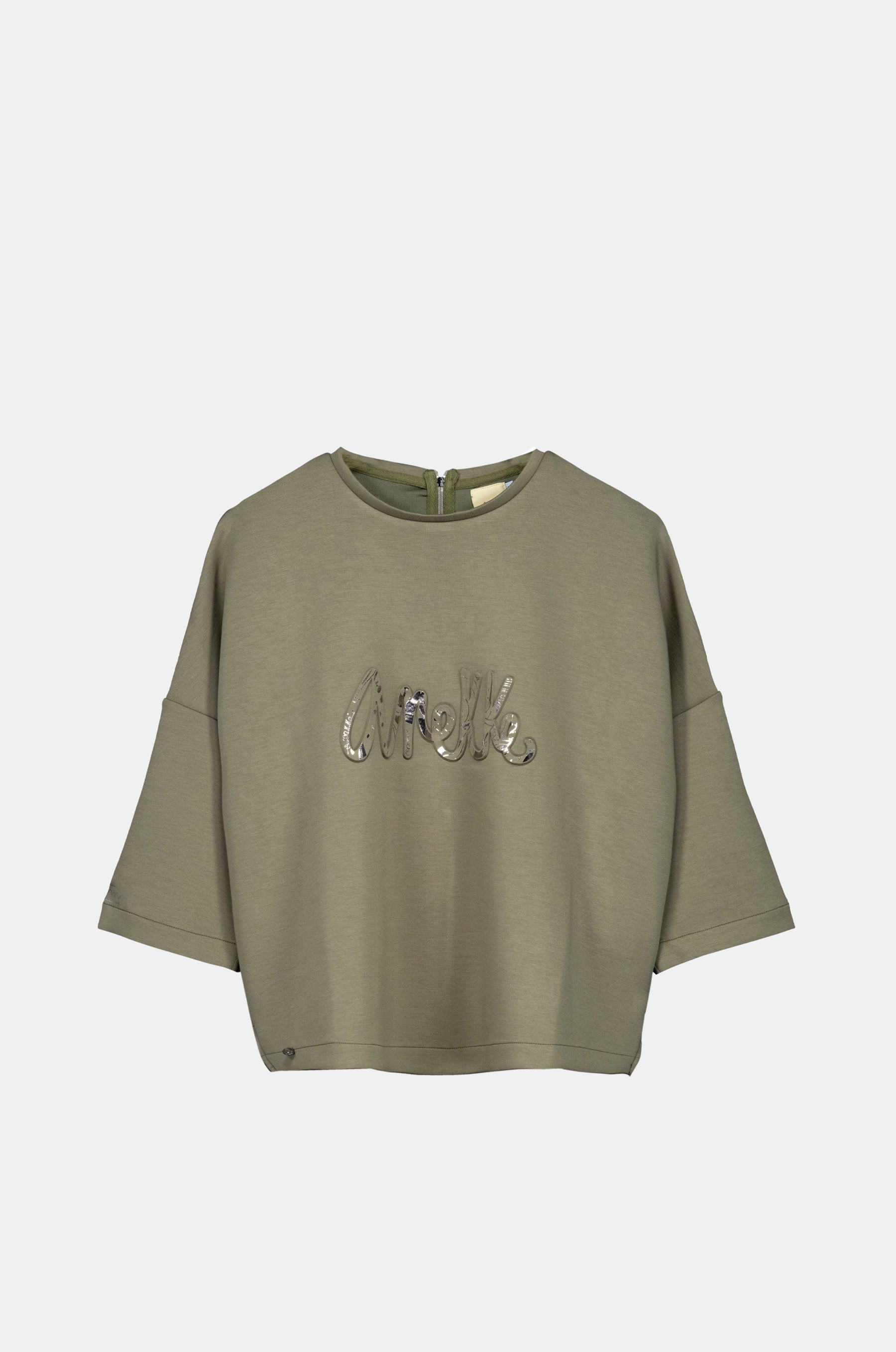 Sweat-shirt vert logo