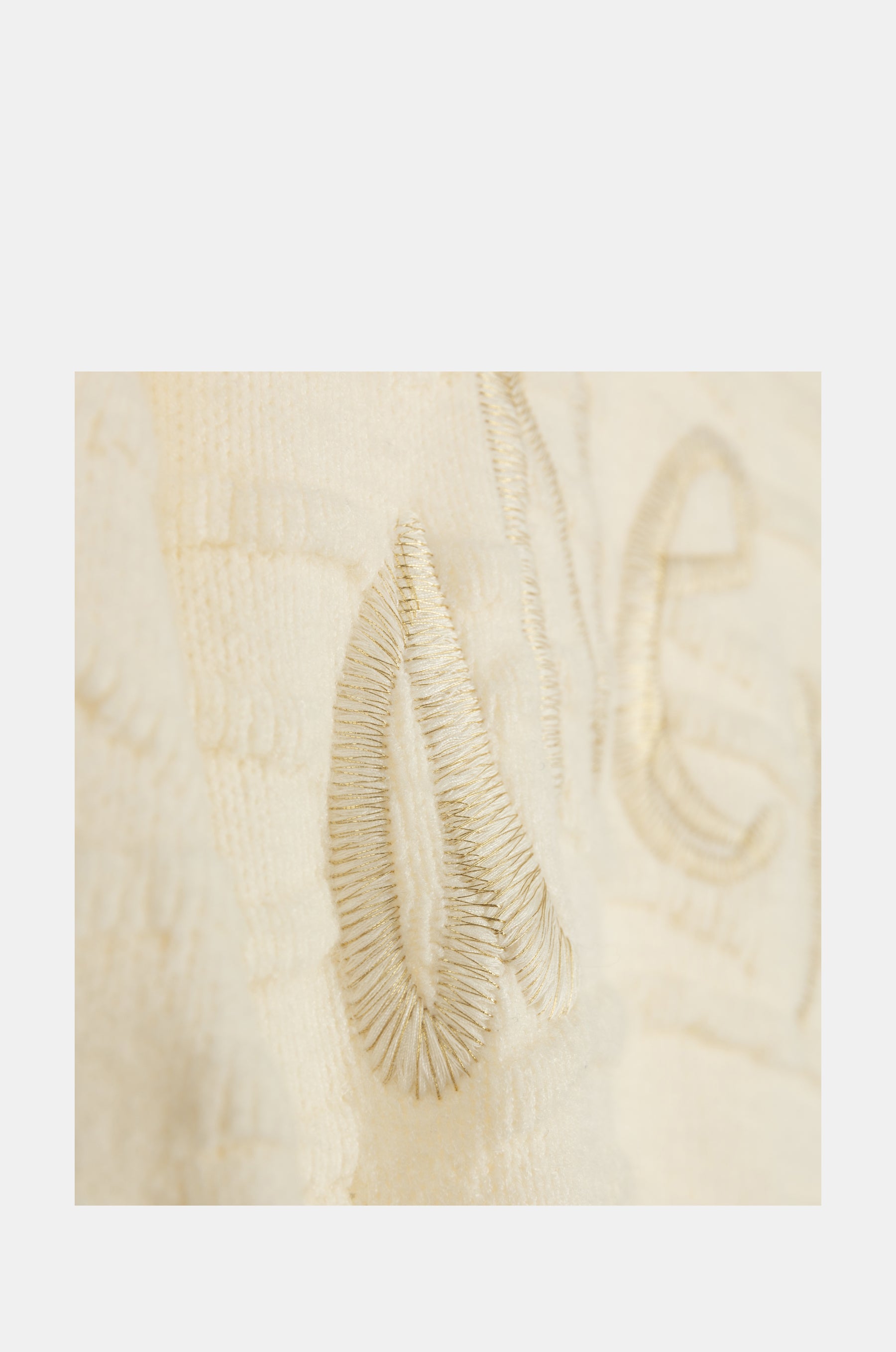 Pull en maille écru