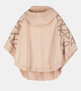 Veste beige style poncho