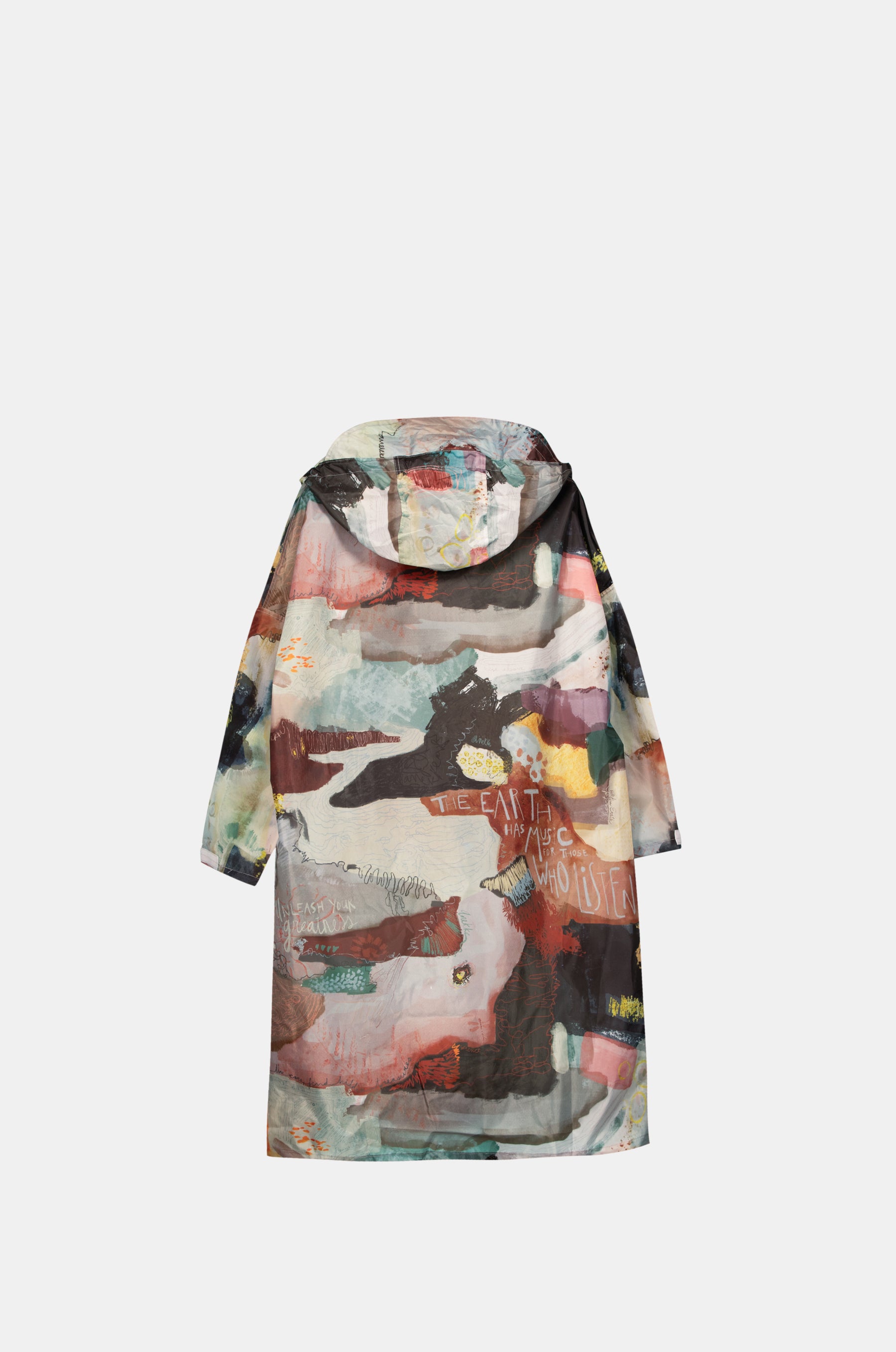 Imperméable pliable vert