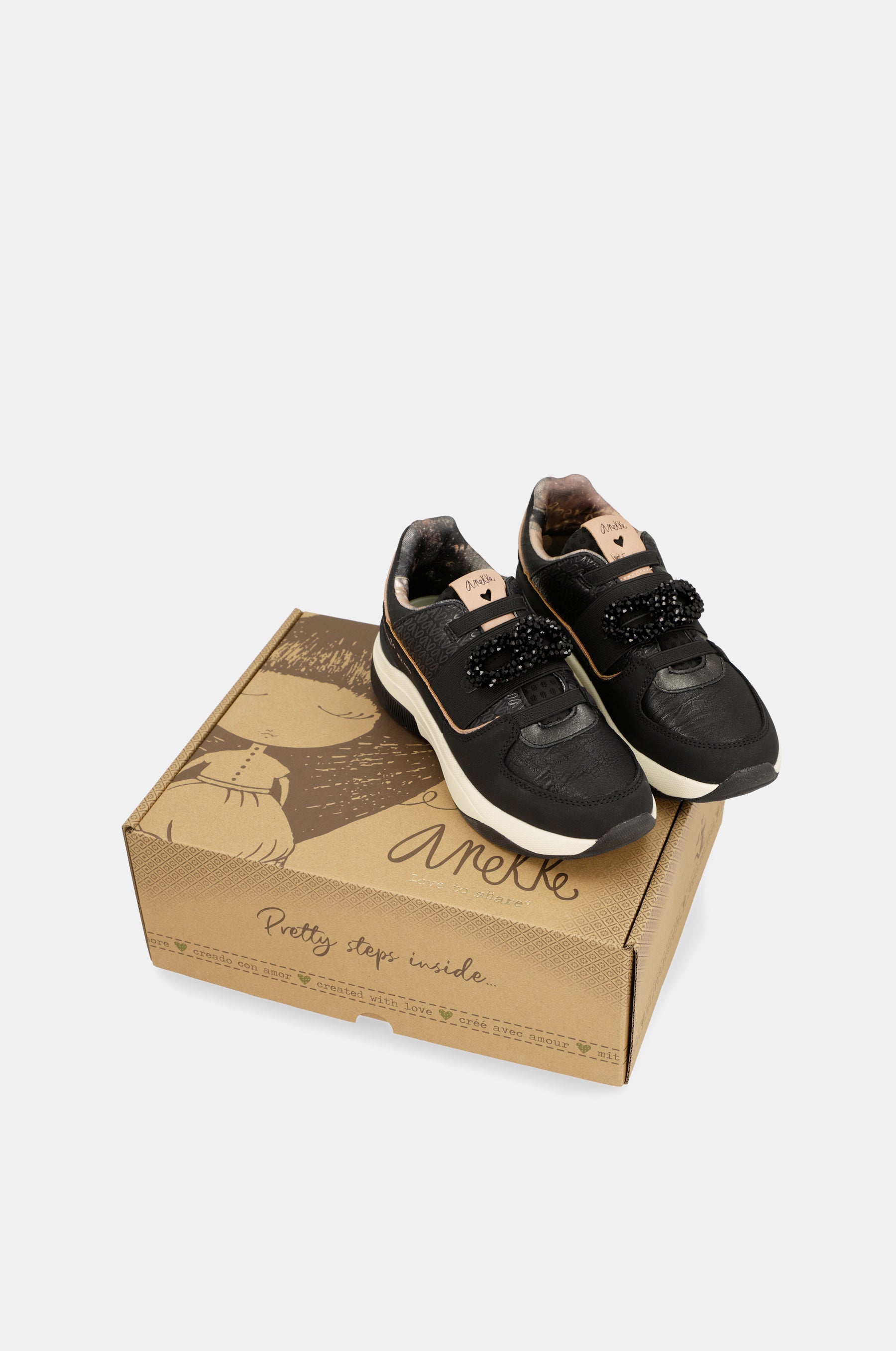 Baskets Sport, noir