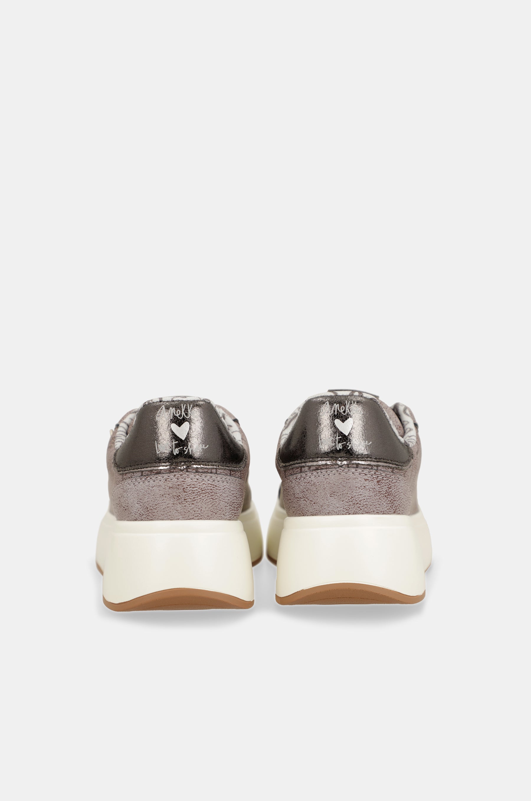 Baskets style casual, écru
