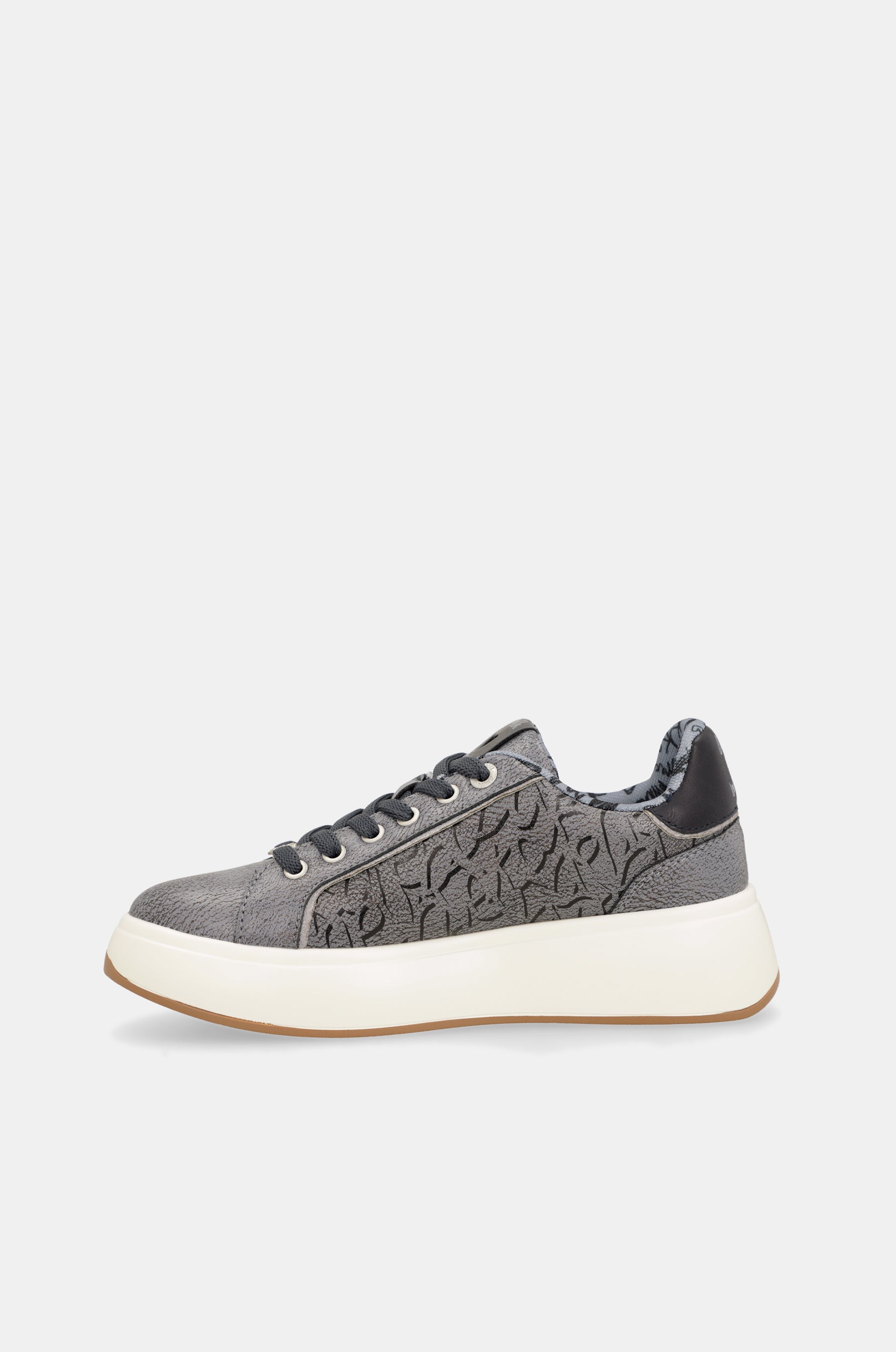 Baskets style casual, bleu