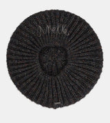 Béret en maille, noir