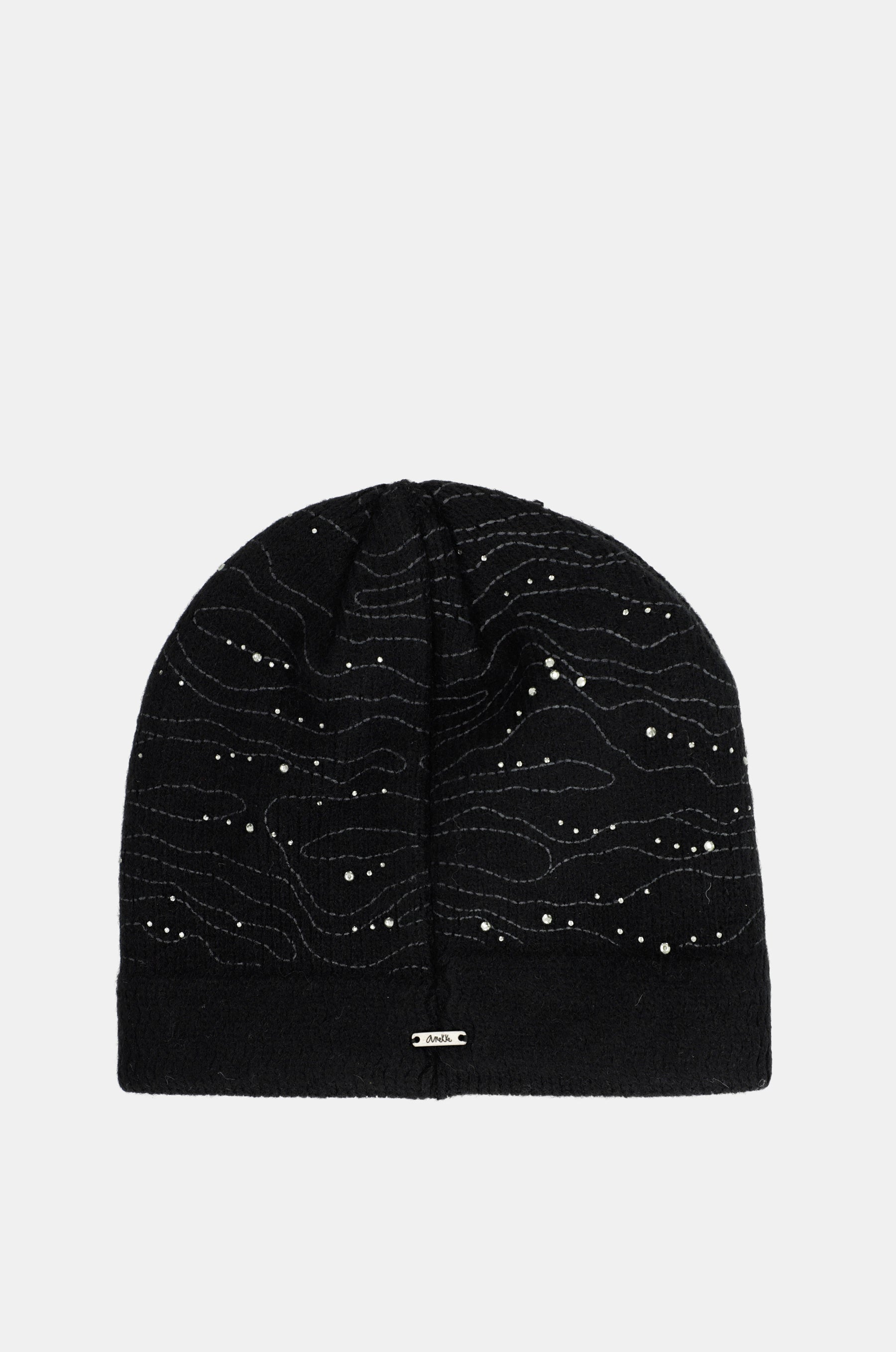 Bonnet en maille, noir