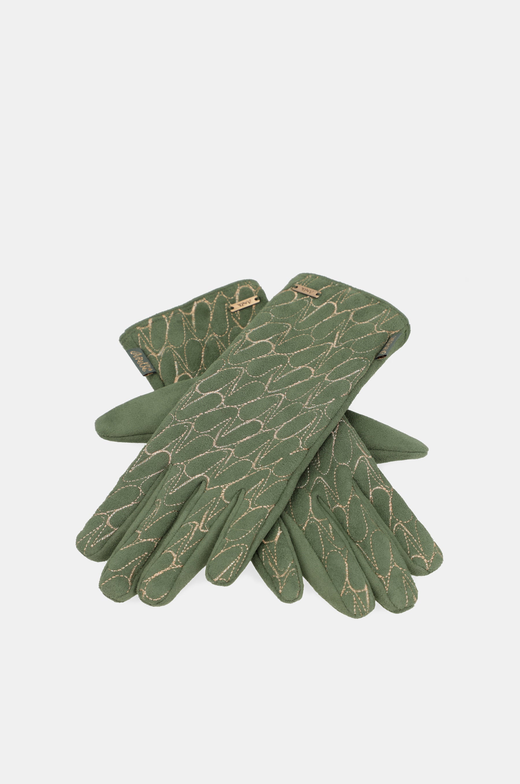 Gants avec logo Anekke, vert