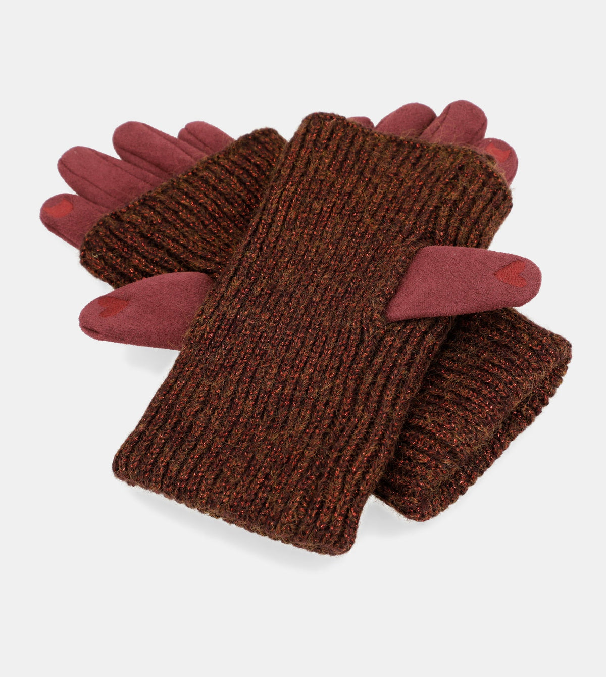 Gants extensibles, bordeaux