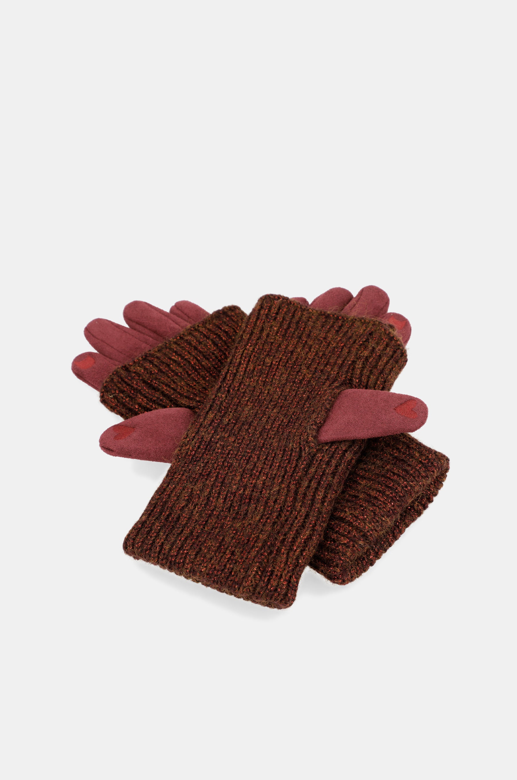 Gants extensibles, bordeaux