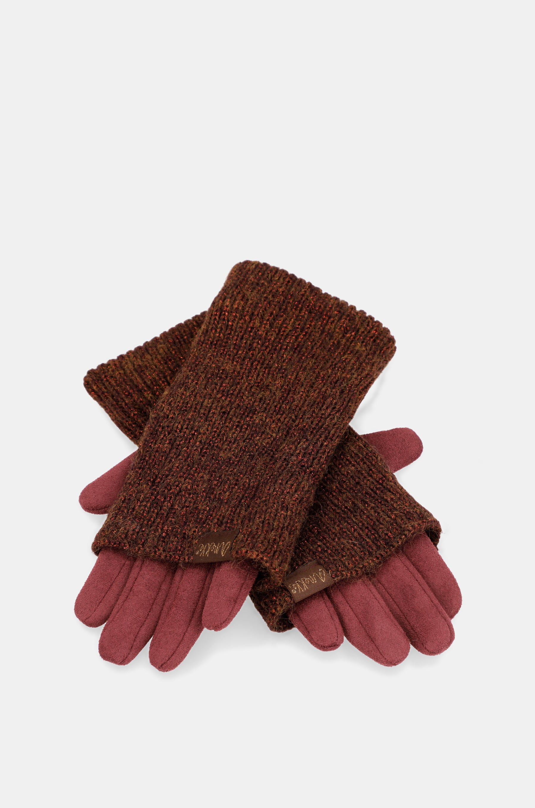Gants extensibles, bordeaux