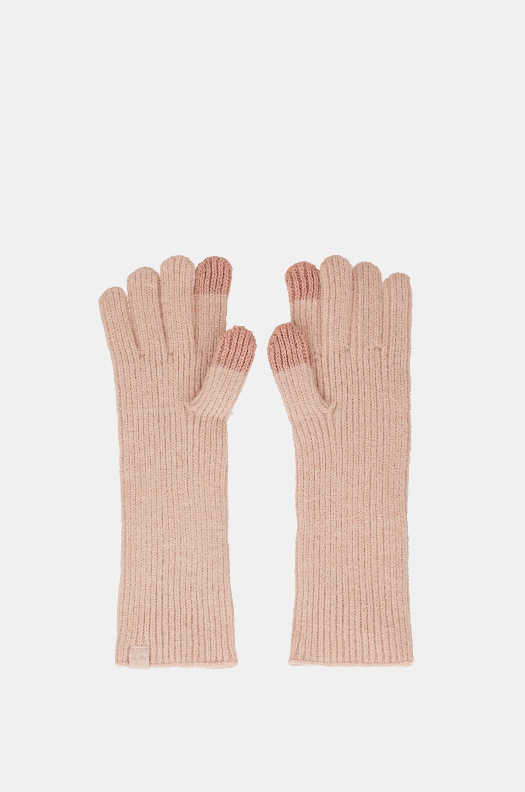 Gants en maille, beige