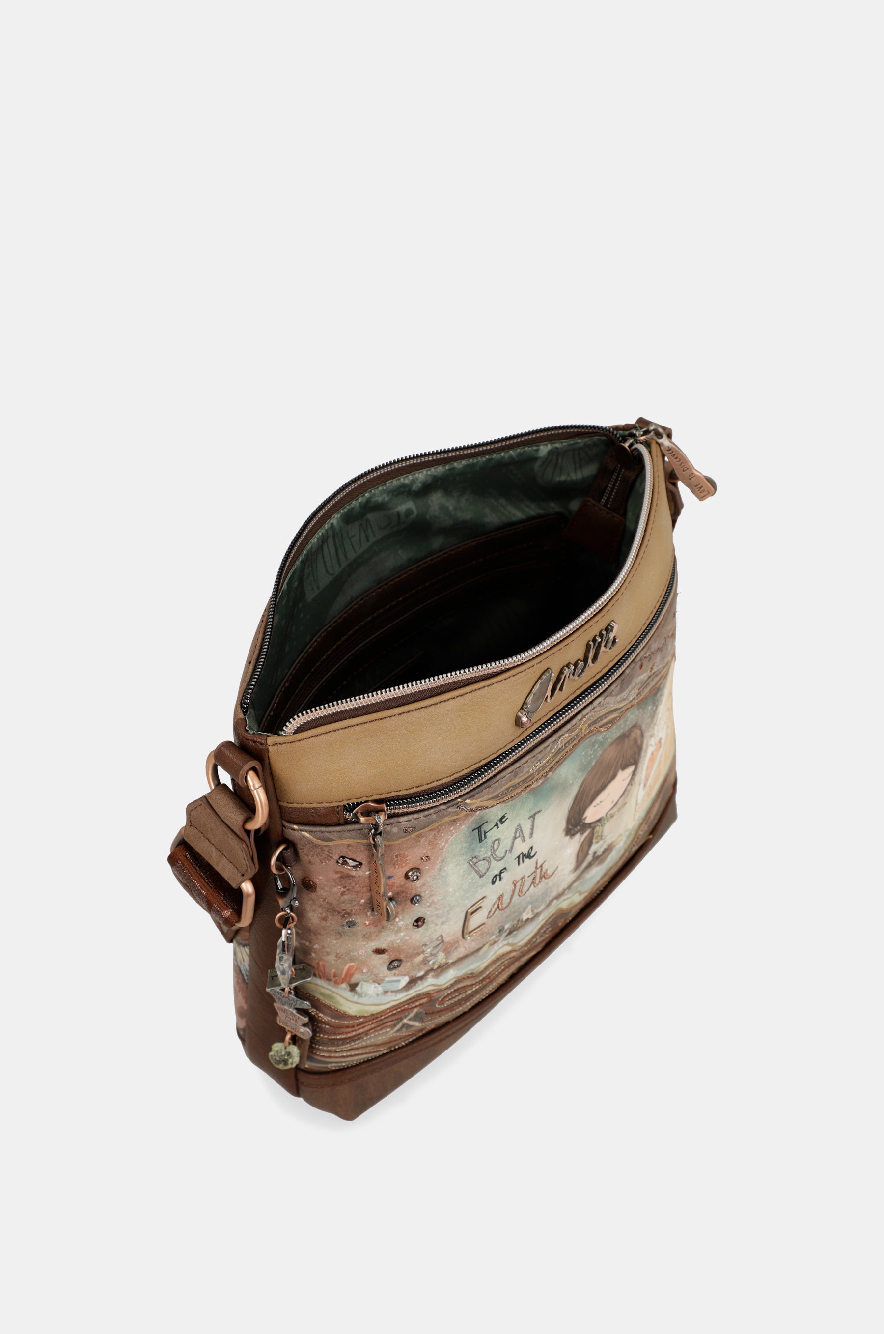 Sac à bandoulière moyen format 3 compartiments Core