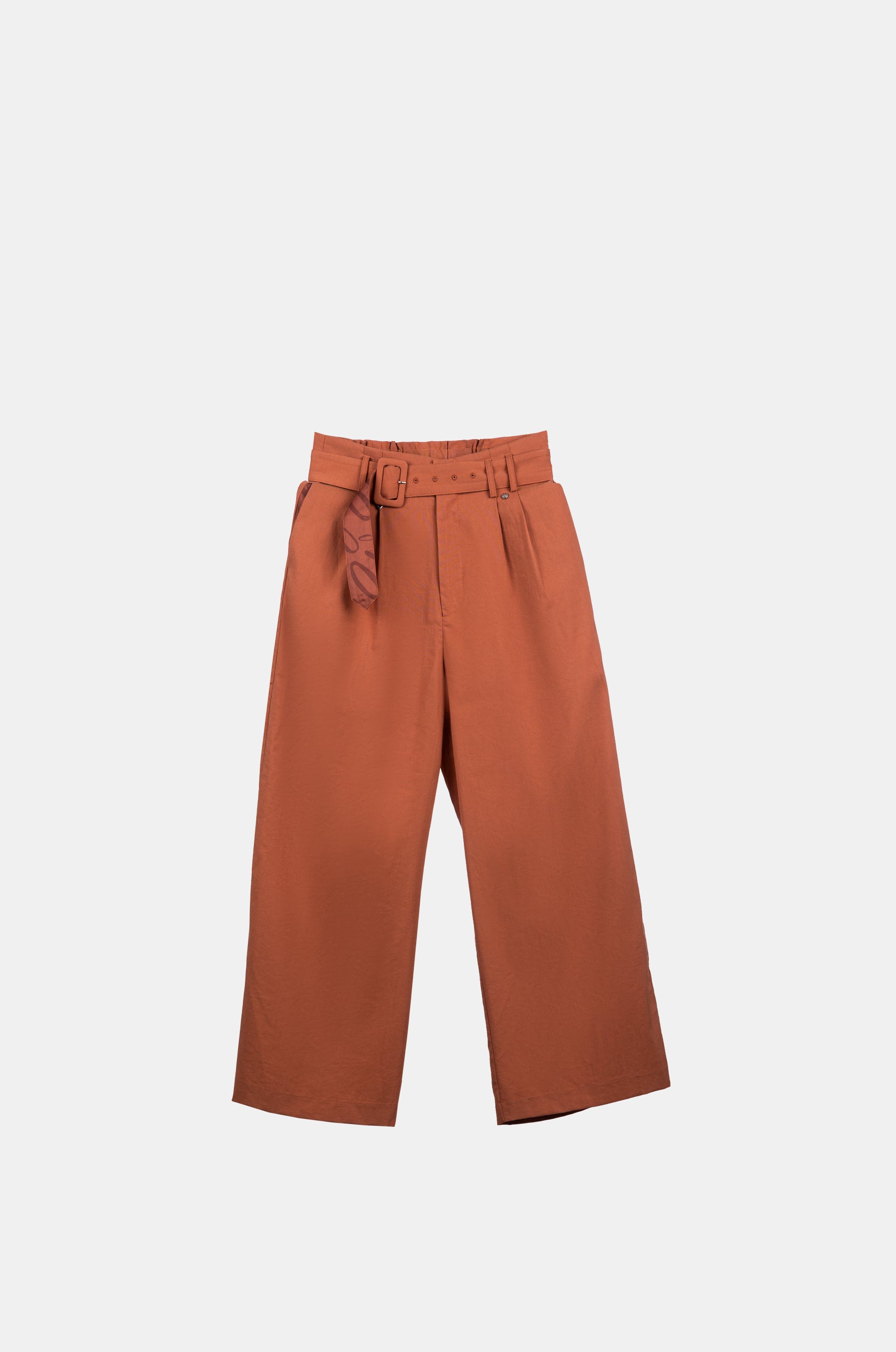 Pantalon couleur terracotta