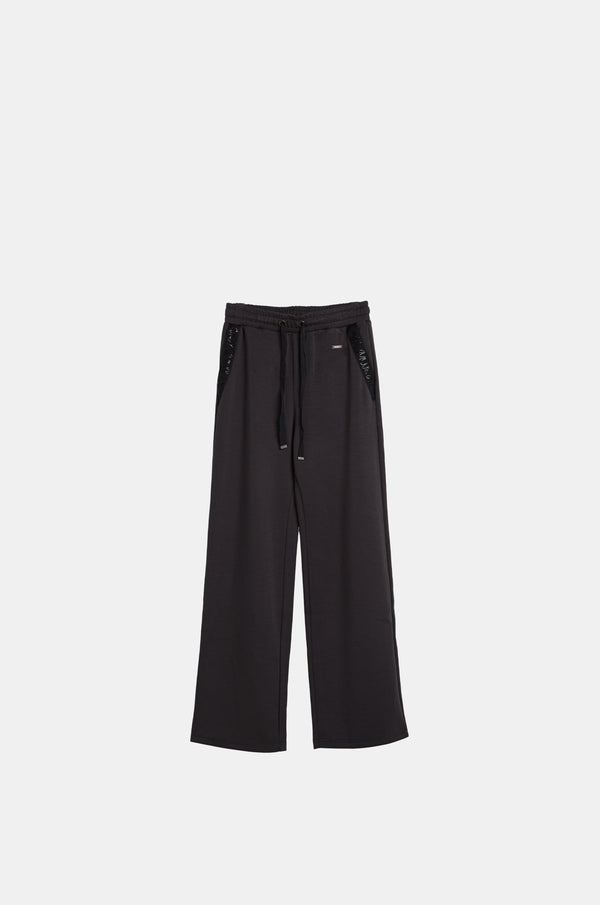 Pantalon fluide gris