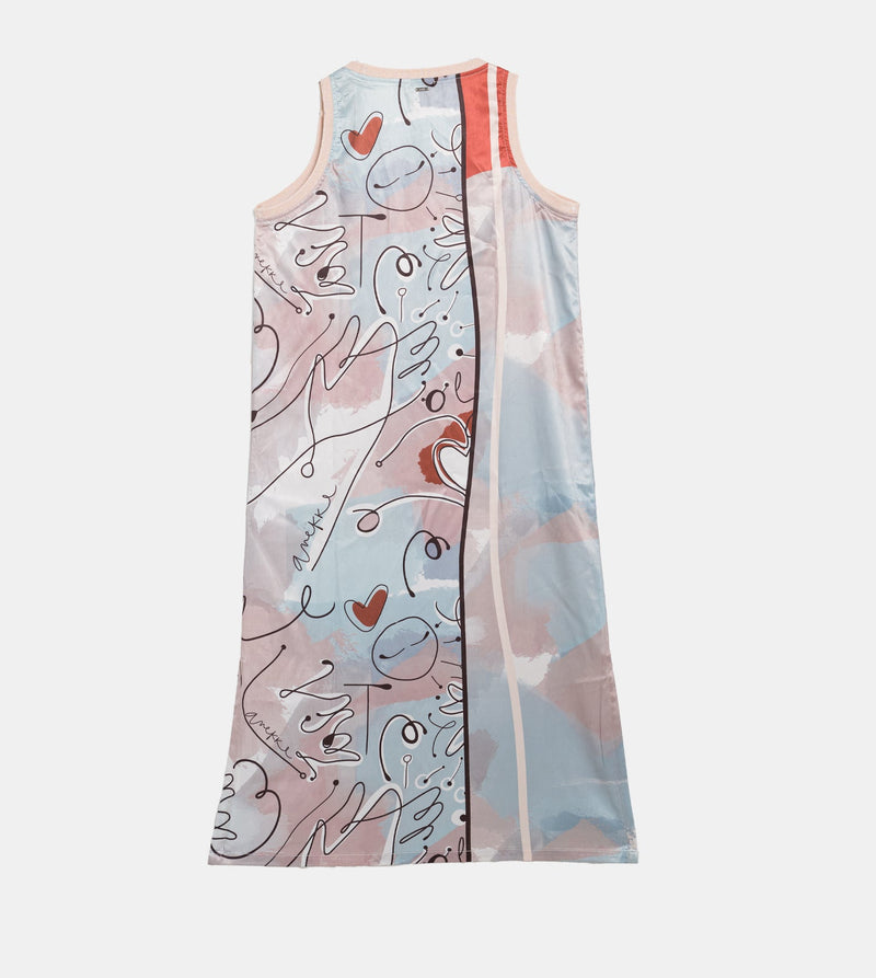 Robe longue sans manches Alma