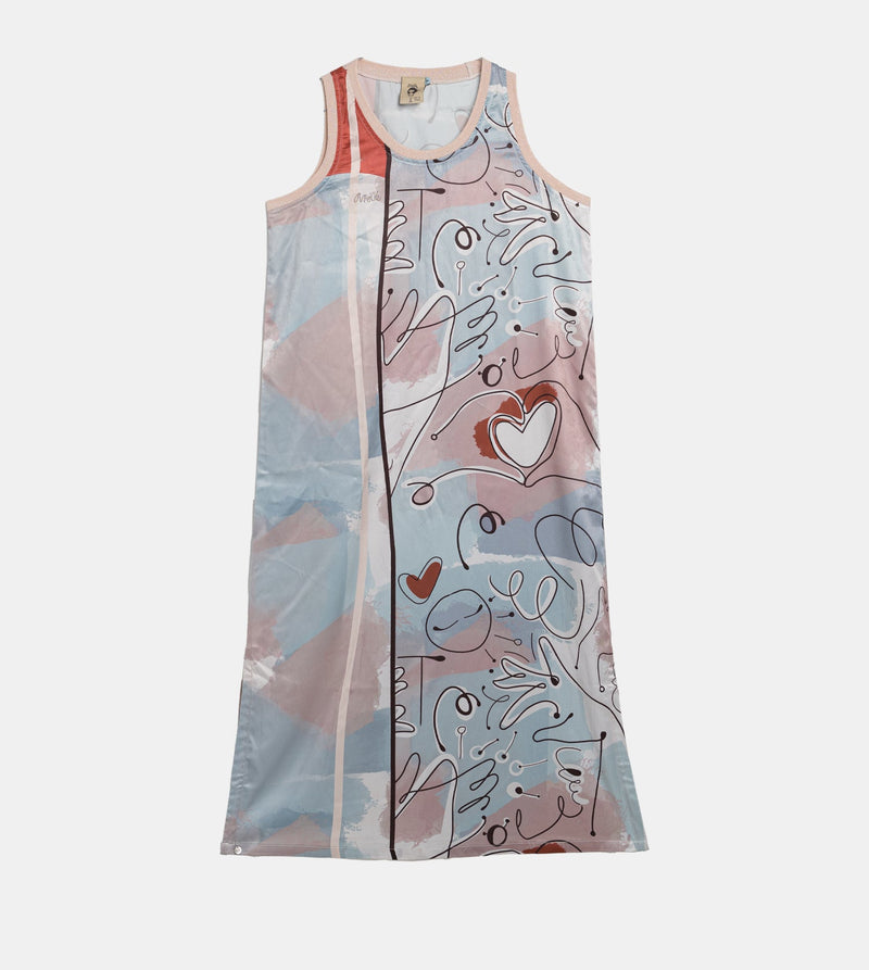 Robe longue sans manches Alma