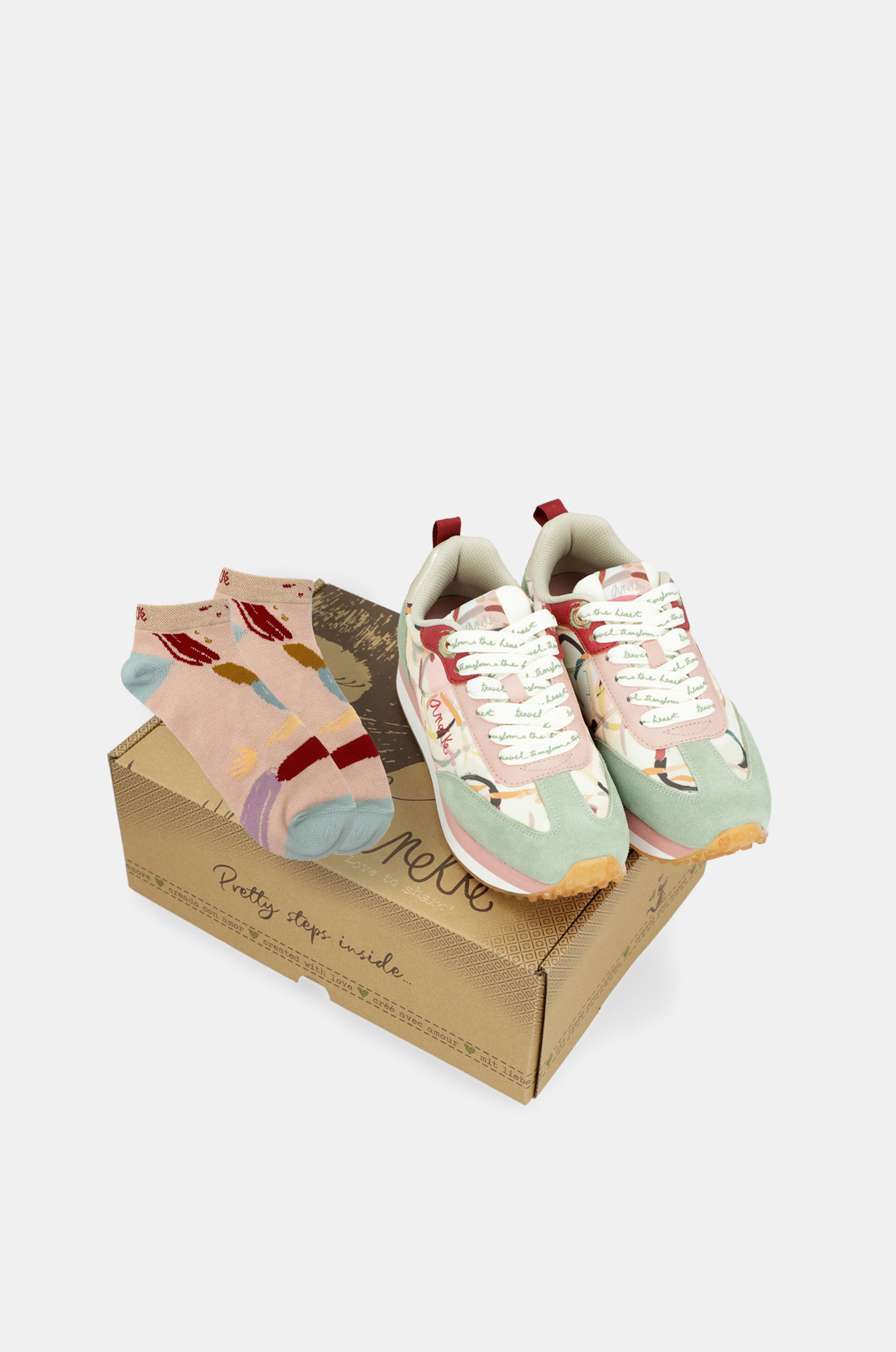 Baskets multicolores Smart