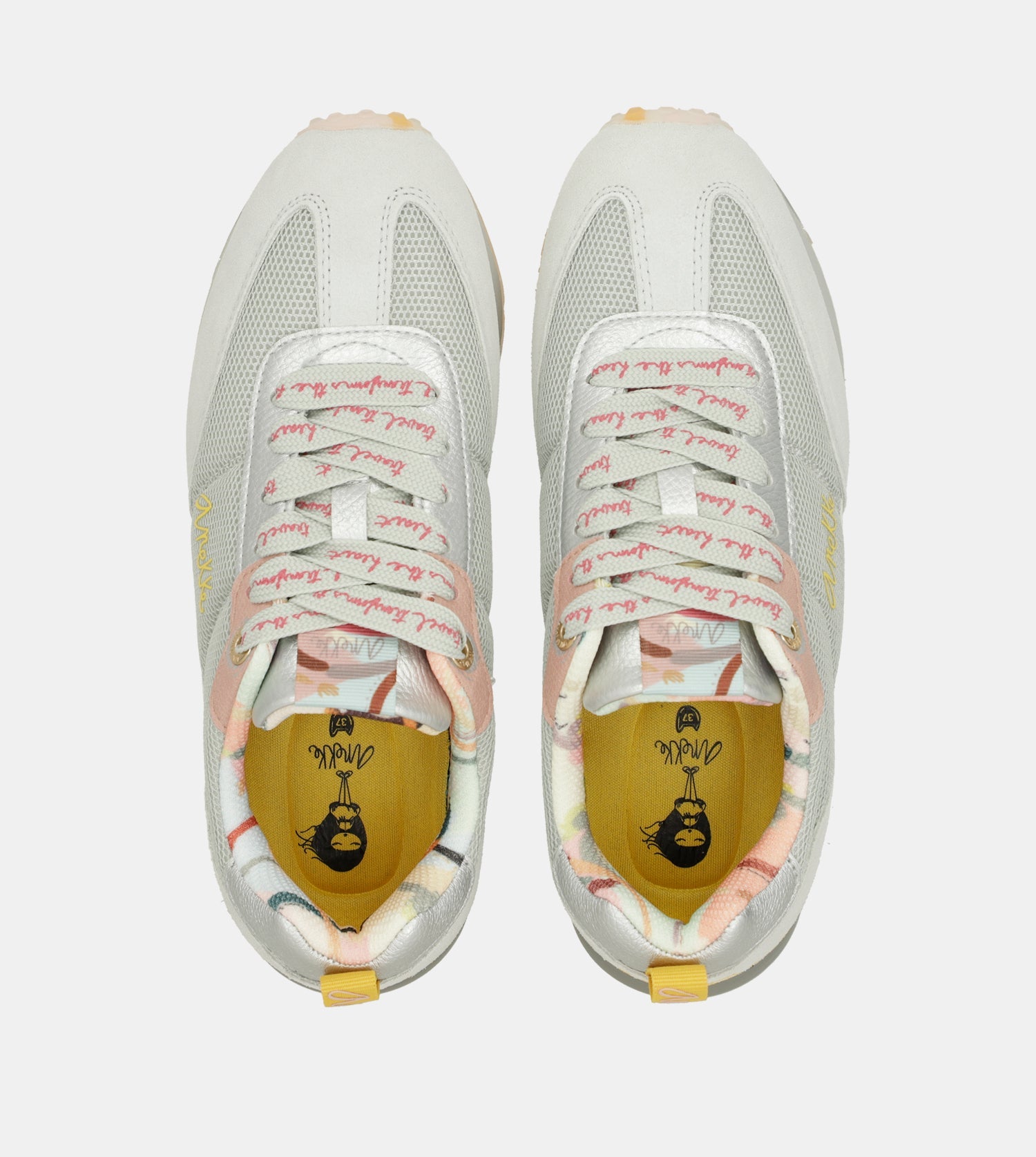 Baskets argentées Smart