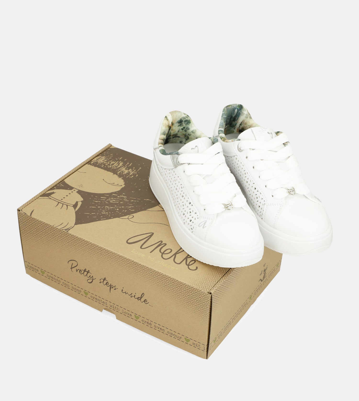 Baskets blanches Lunares