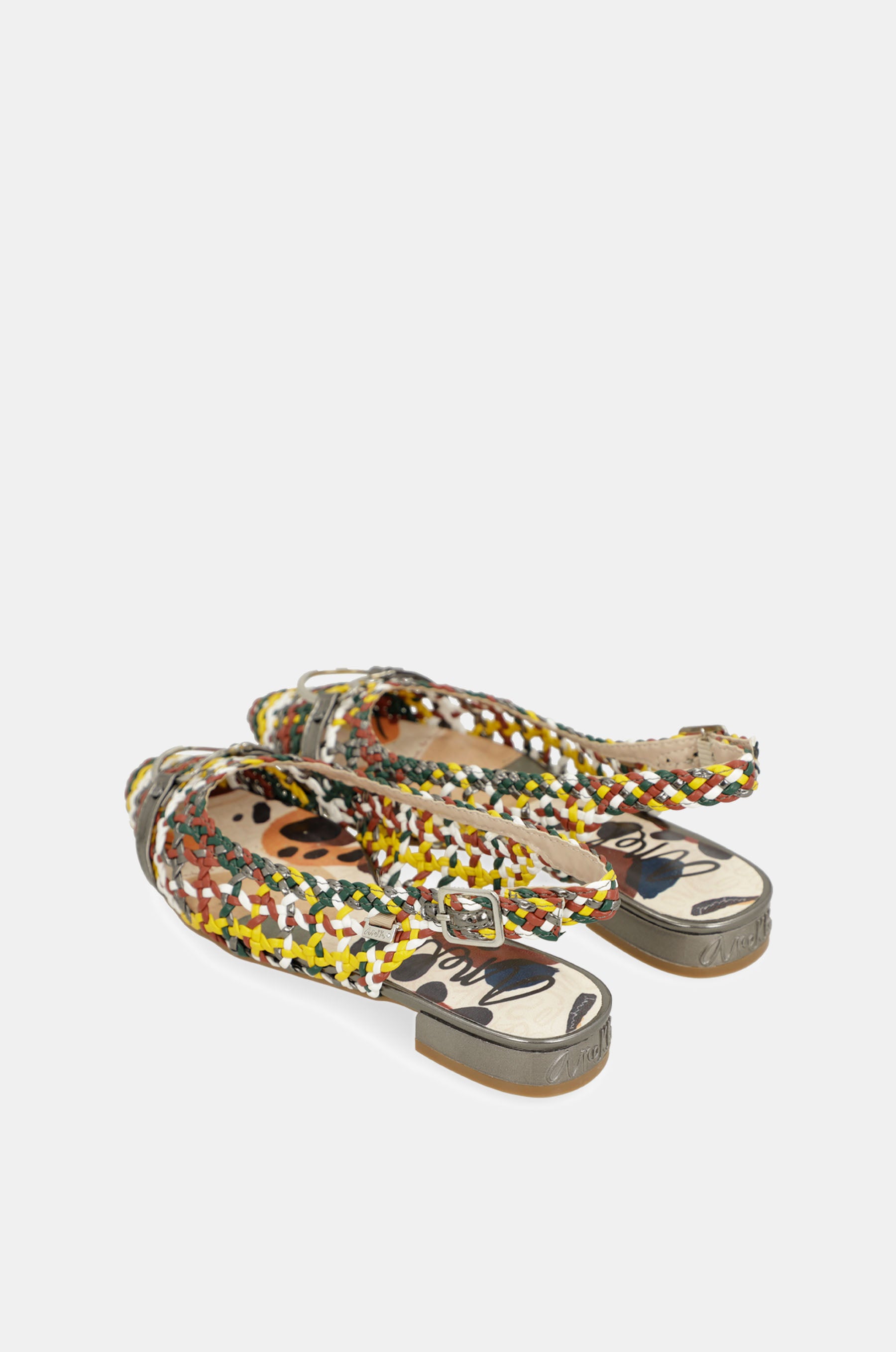 Ballerines slingback multicolores