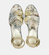 Sandales compensées bleues Memories