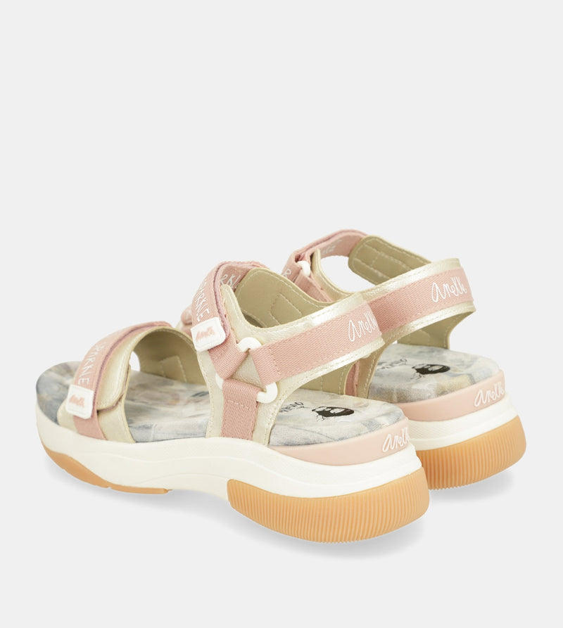 Sandales de sport roses