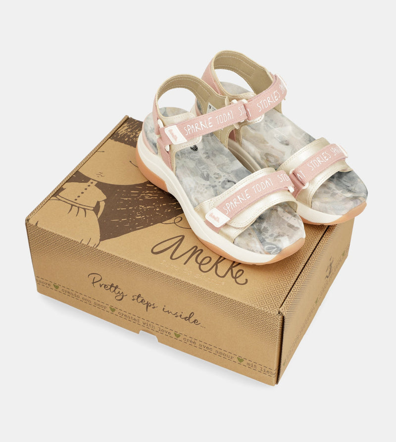 Sandales de sport roses