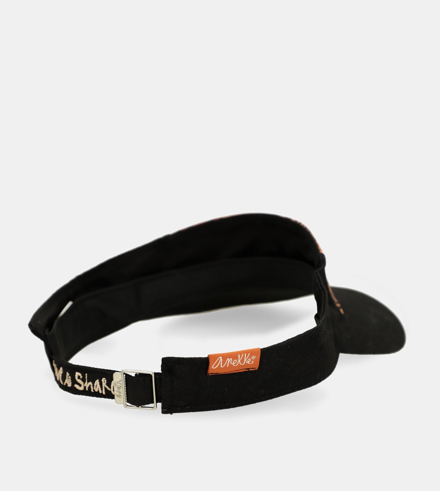 Visière imprimée noire