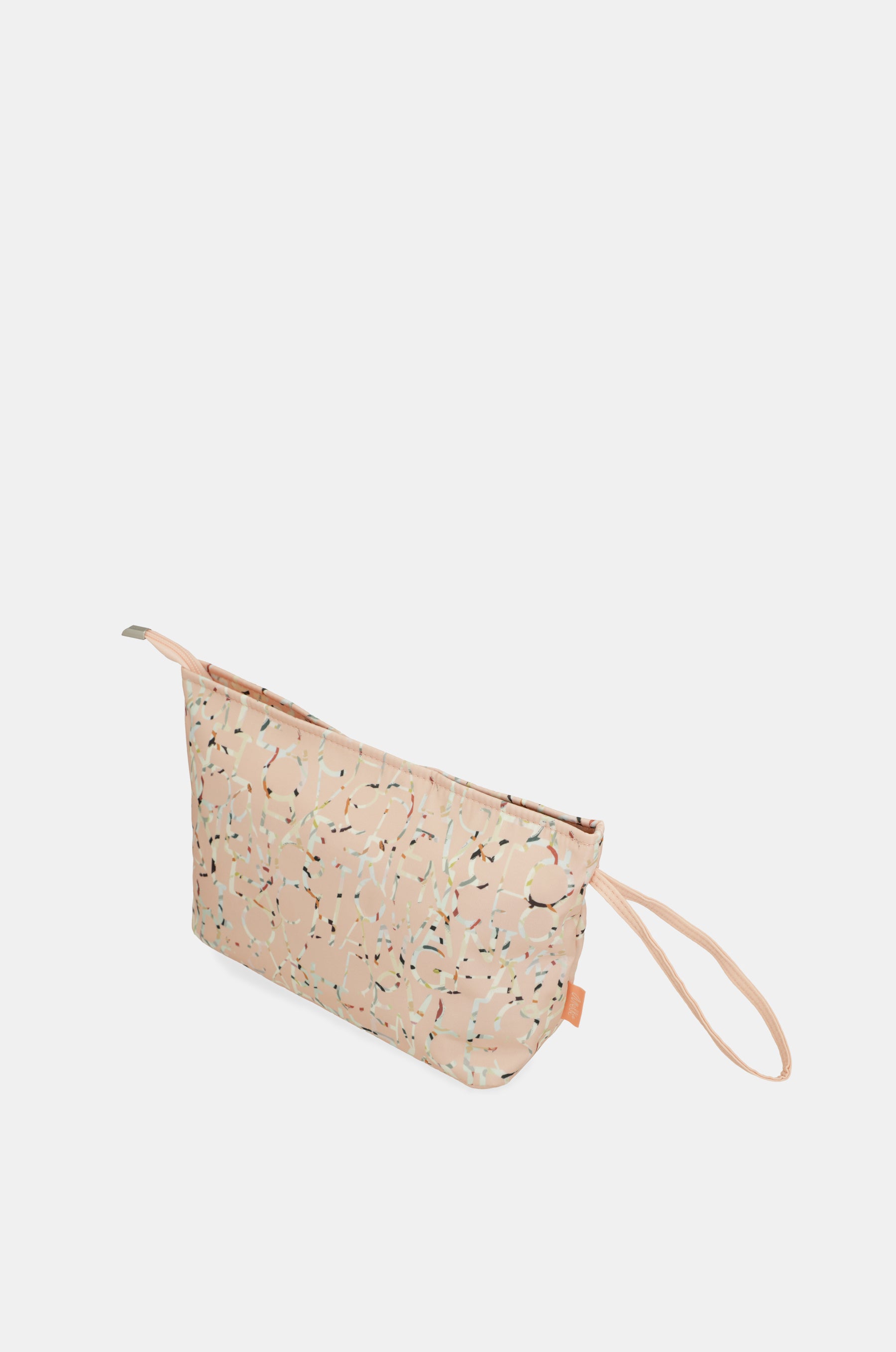 Grand sac de plage rose imprimé