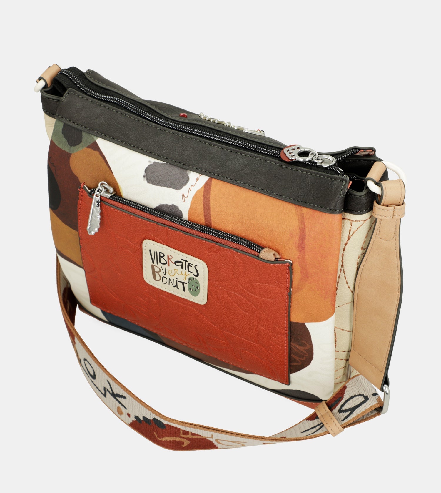 Sac bandoulière Alma 3 compartiments