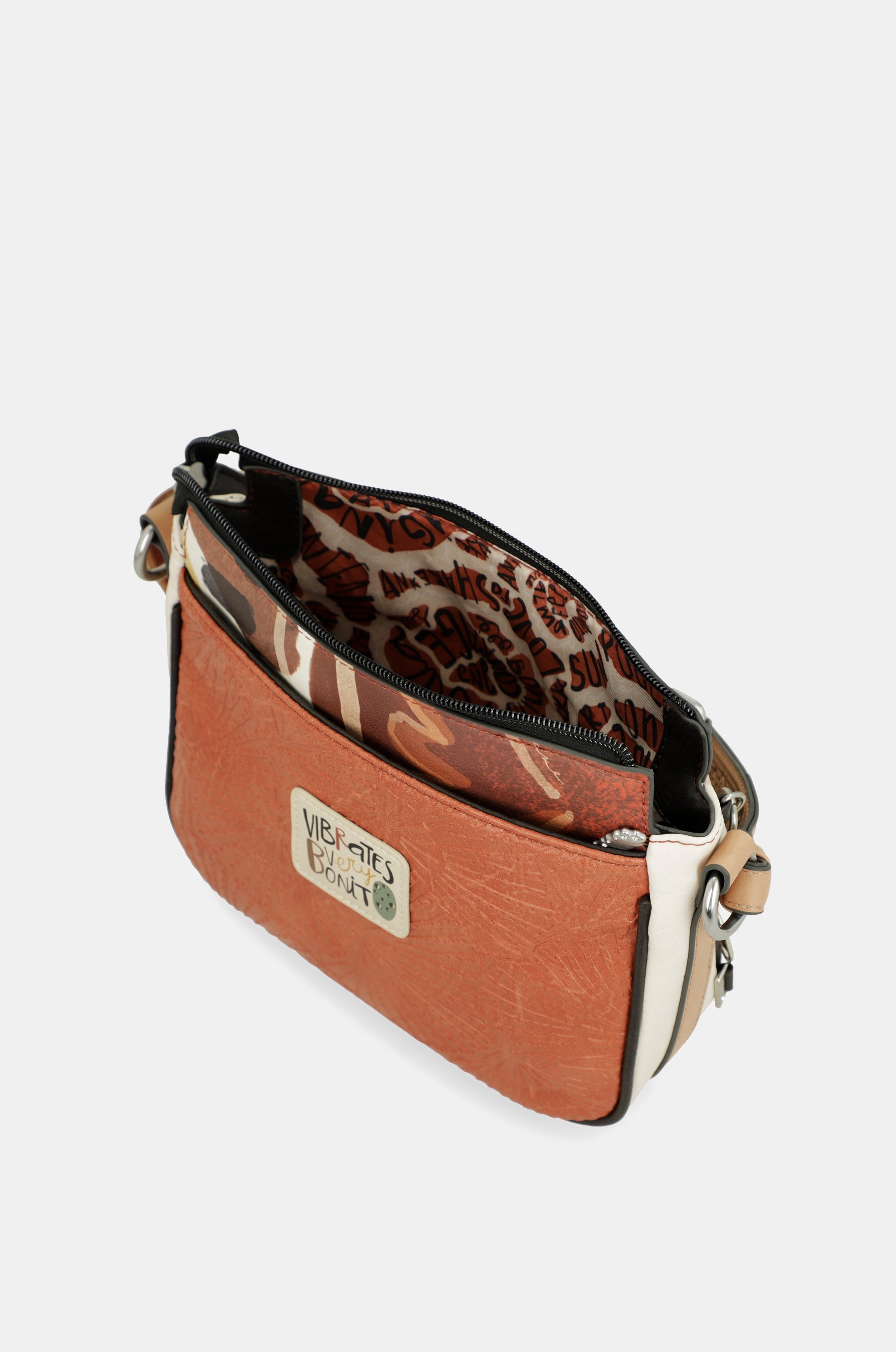 Sac bandoulière moyen à 3 compartiments Alma