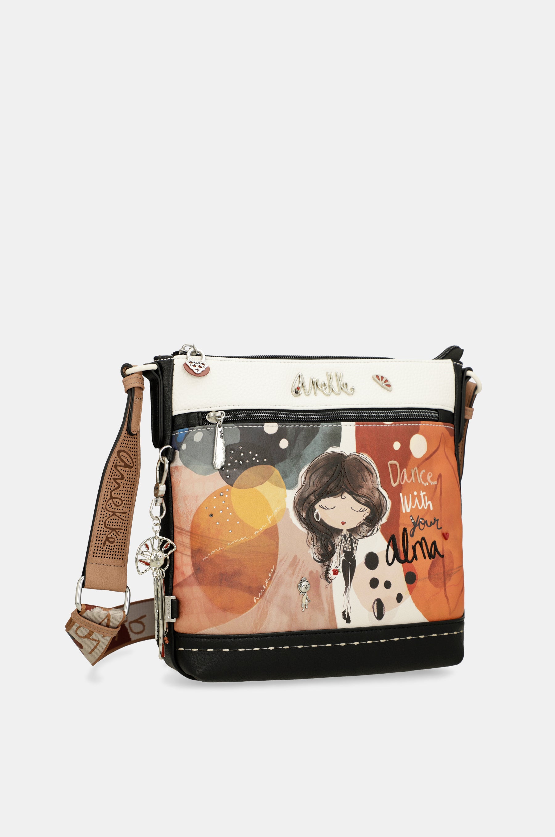 Sac bandoulière Alma avec poche avant