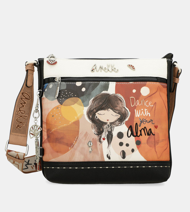 Sac bandoulière Alma avec poche avant