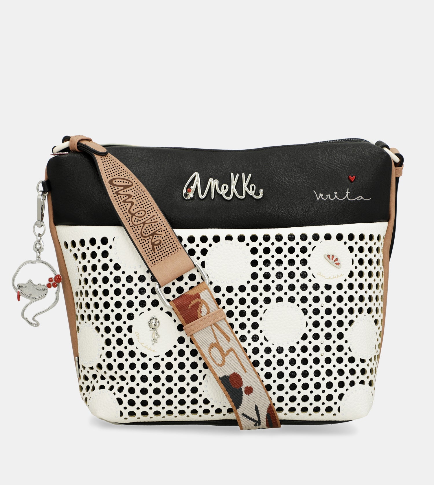 Grand sac bandoulière avec poche avant Alma